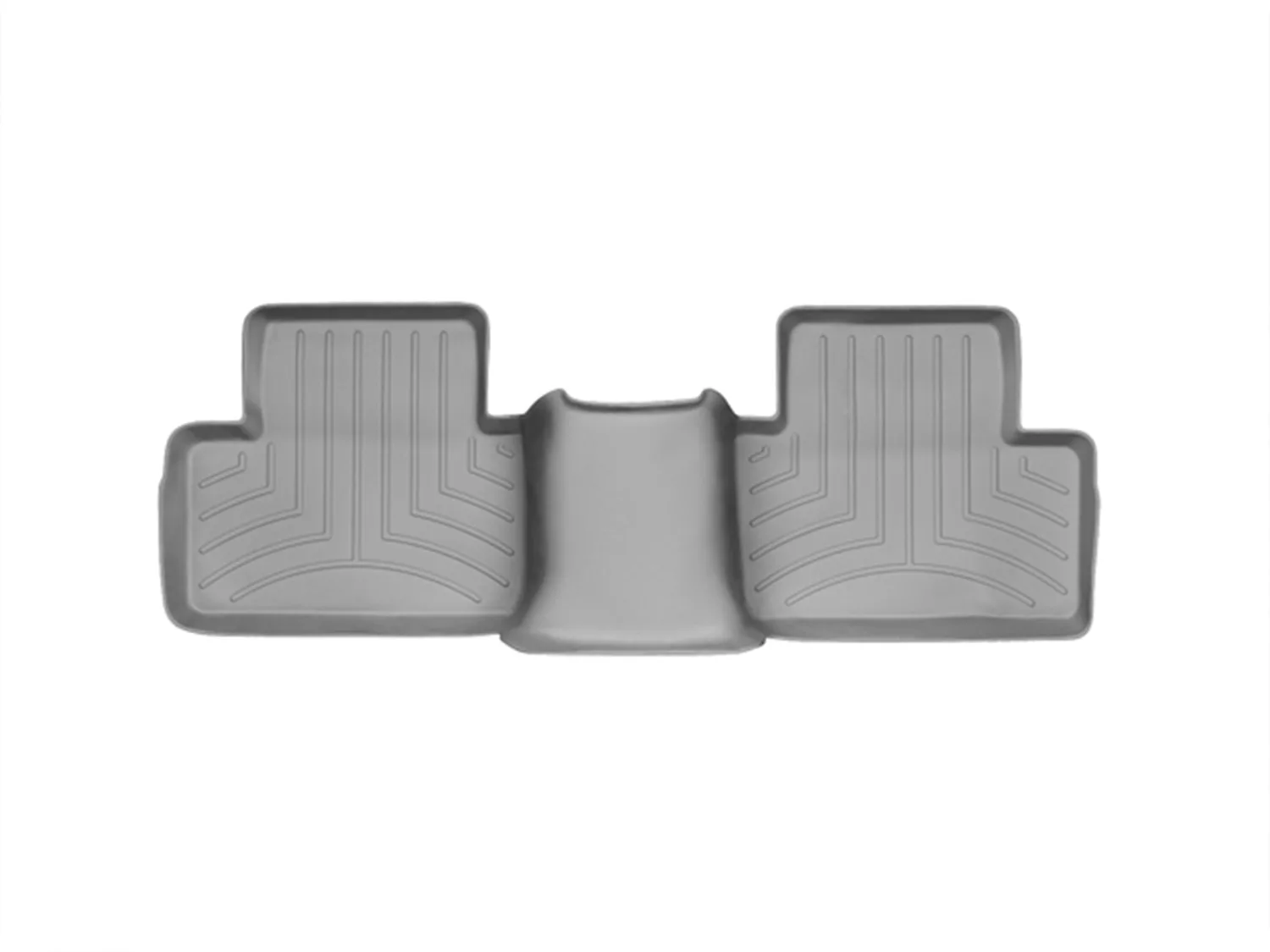 WeatherTech FloorLiner™ DigitalFit®; Gray; Rear;