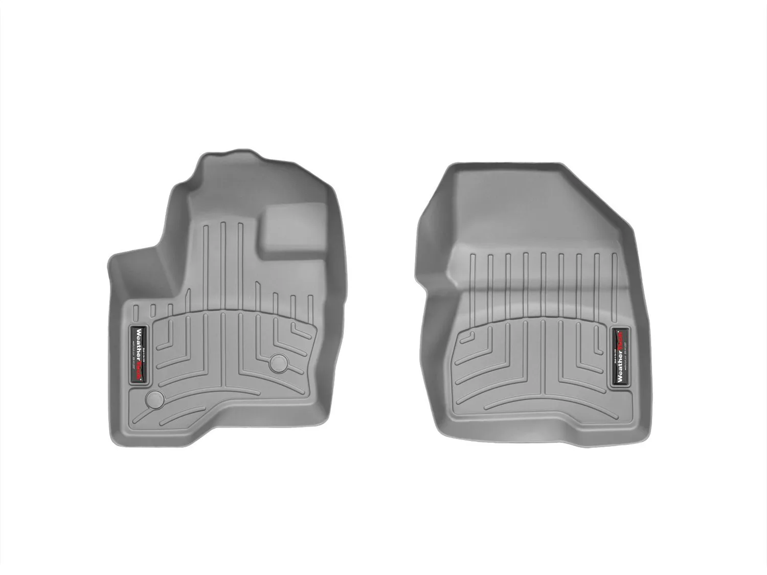 WeatherTech FloorLiner™ DigitalFit®; Gray; Front;