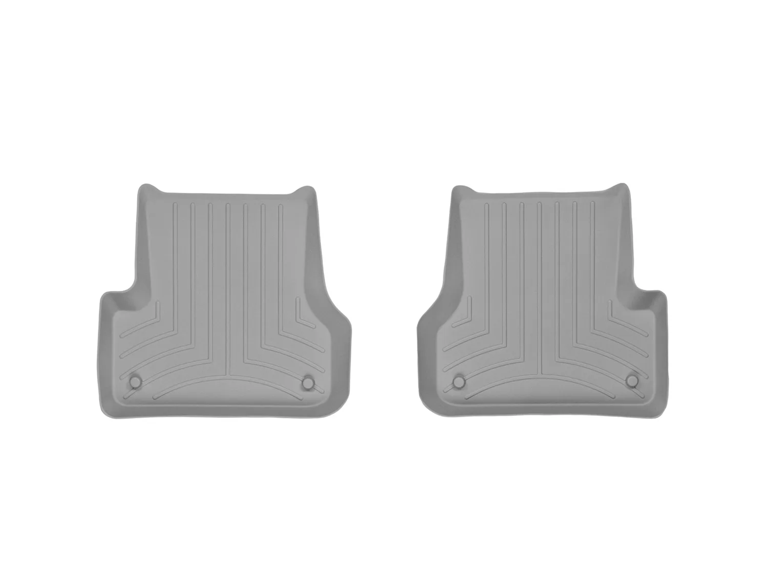 WeatherTech FloorLiner™ DigitalFit®; Gray; Rear; 2 Piece;