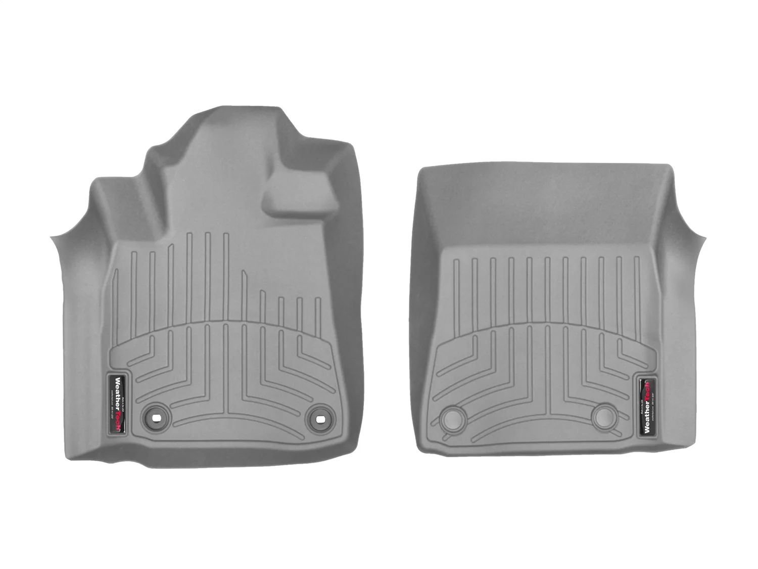 WeatherTech FloorLiner™ DigitalFit®; Gray; Front;