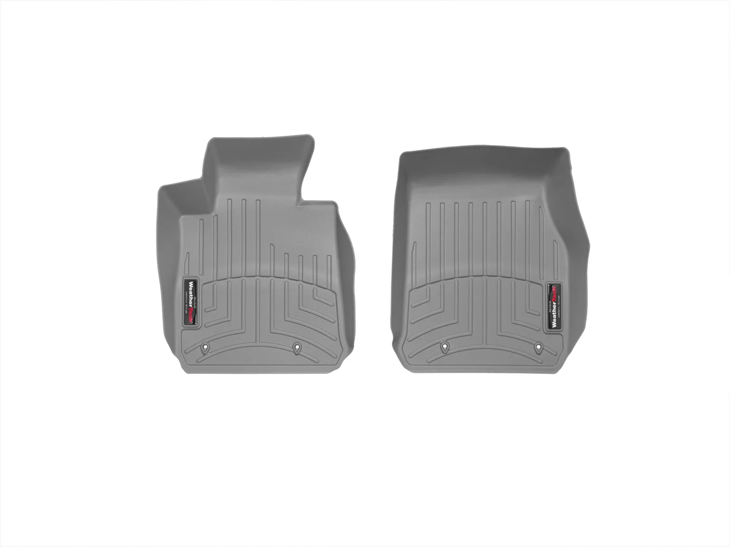 WeatherTech FloorLiner™ DigitalFit®; Gray; Front;