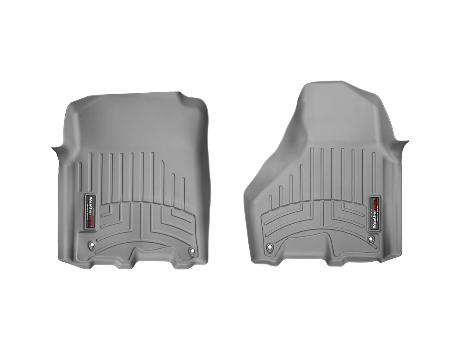 WeatherTech FloorLiner™ DigitalFit®; Gray; Front;