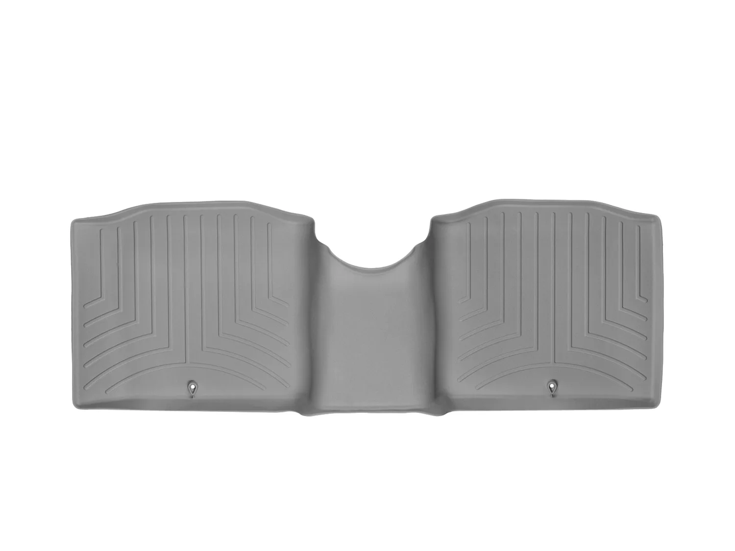 WeatherTech FloorLiner™ DigitalFit®; Gray; Rear;