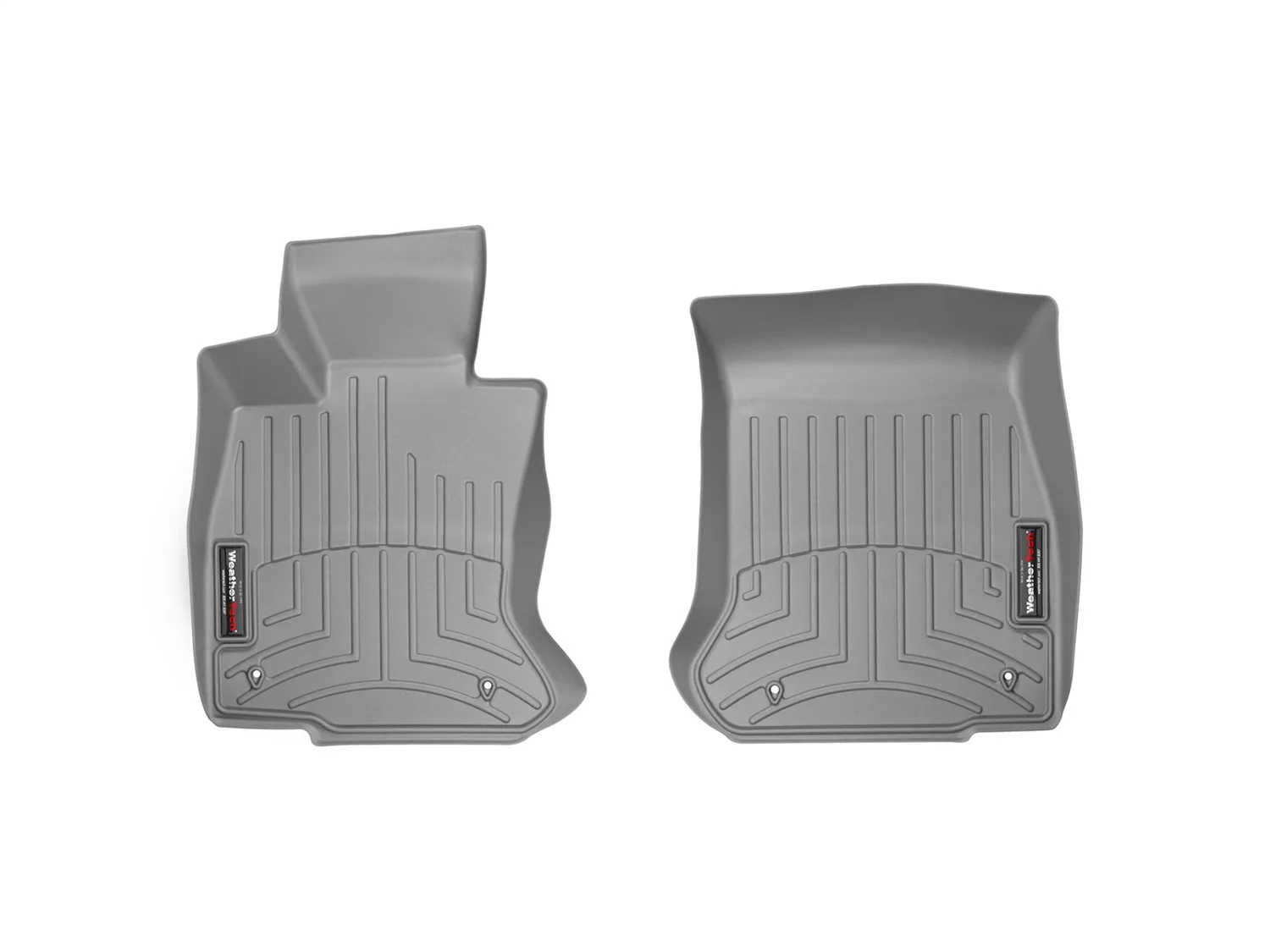 WeatherTech FloorLiner™ DigitalFit®; Gray; Front;