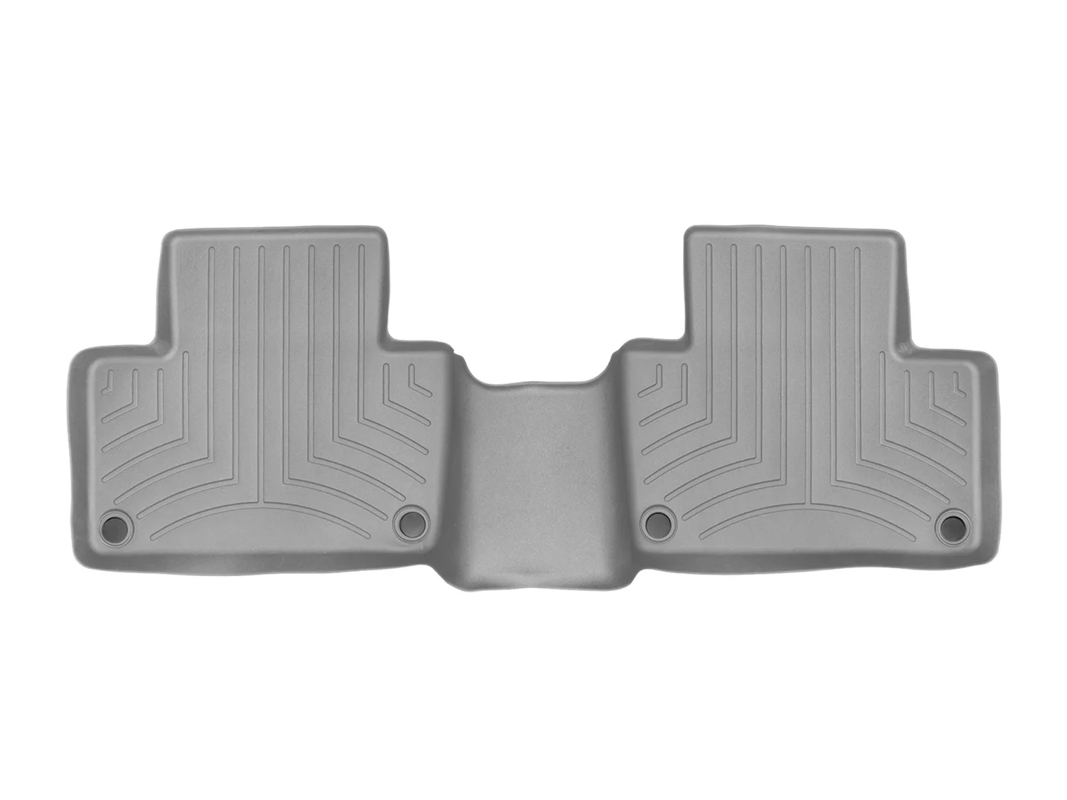 WeatherTech FloorLiner™ DigitalFit®; Gray; Rear;