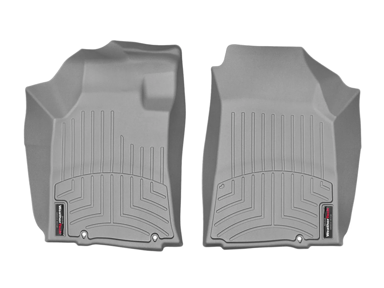 WeatherTech FloorLiner™ DigitalFit®; Gray; Front;