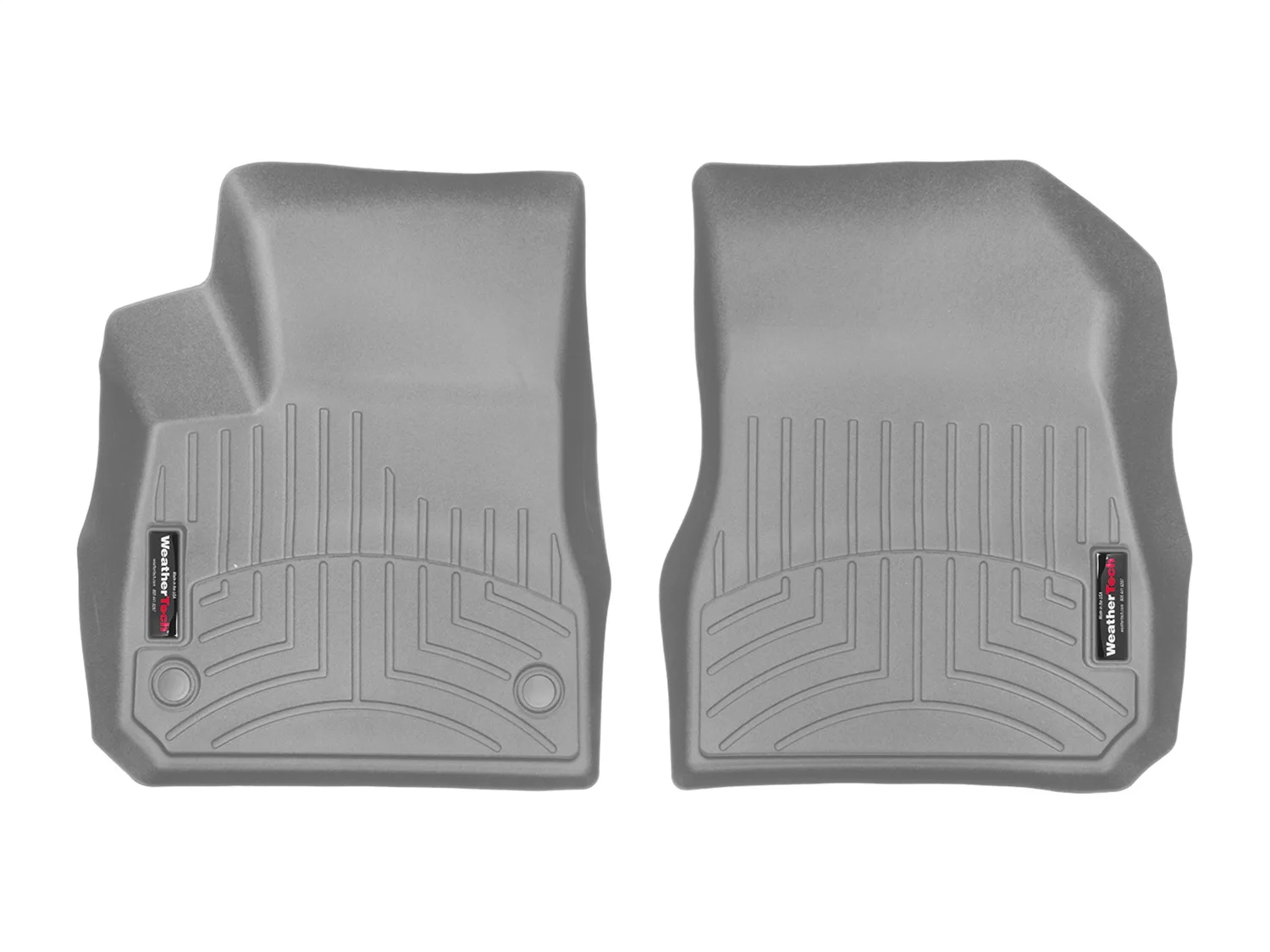 WeatherTech FloorLiner™ DigitalFit®; Gray; Front;