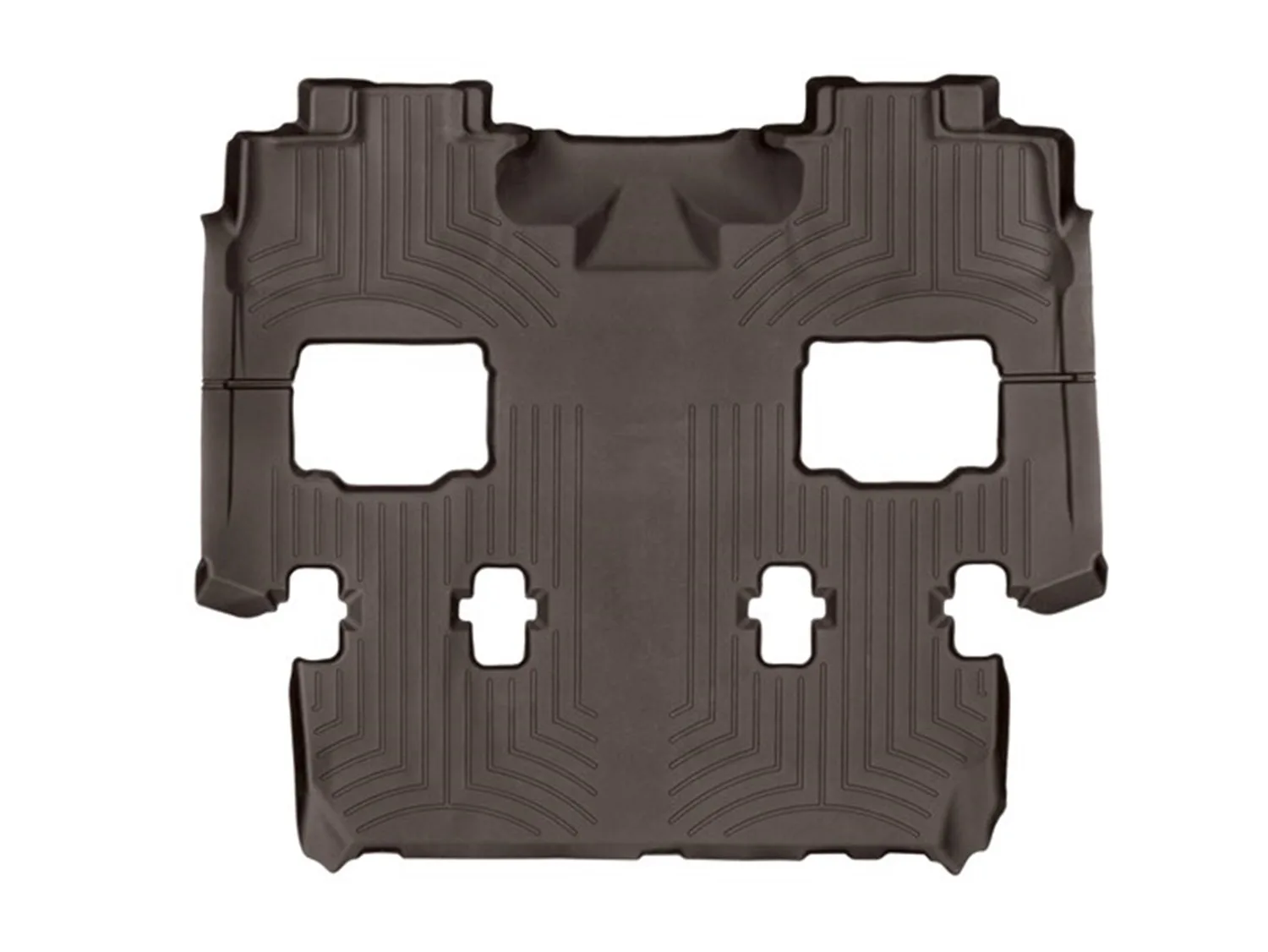 WeatherTech FloorLiner™ DigitalFit®; Cocoa; Rear and Third Row;