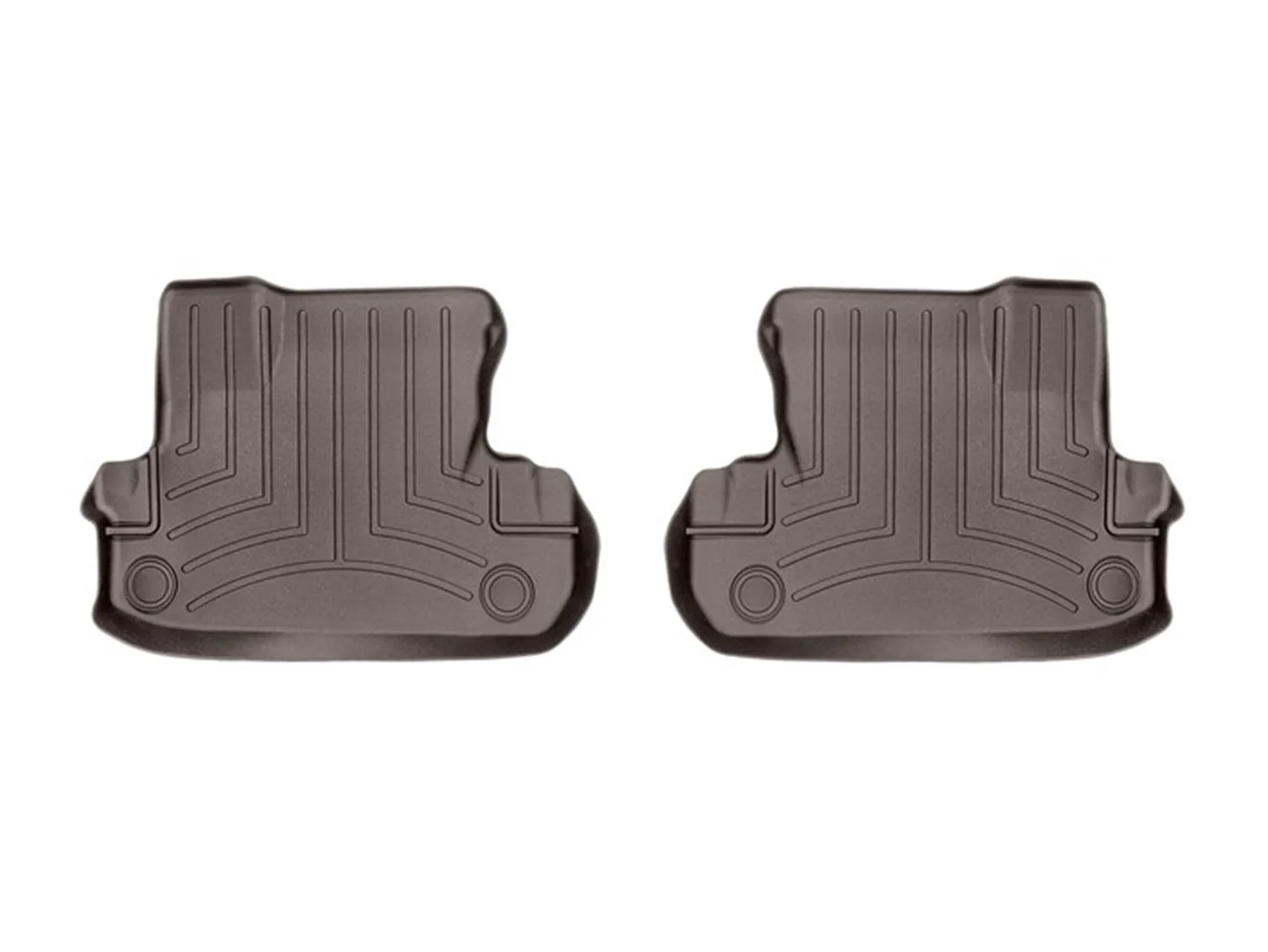 WeatherTech FloorLiner™ DigitalFit®; Cocoa; Rear;