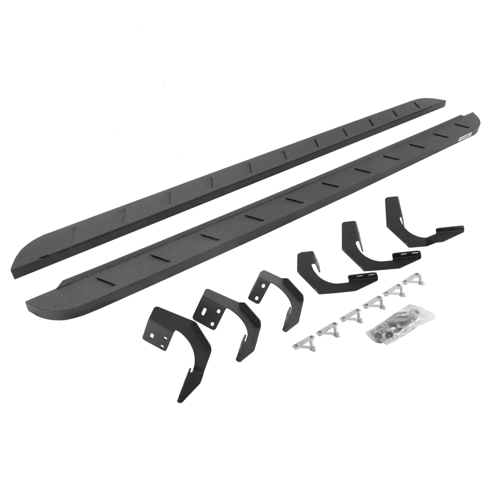 RB10 Slim Line Running Boards with Mounting Brackets Kit