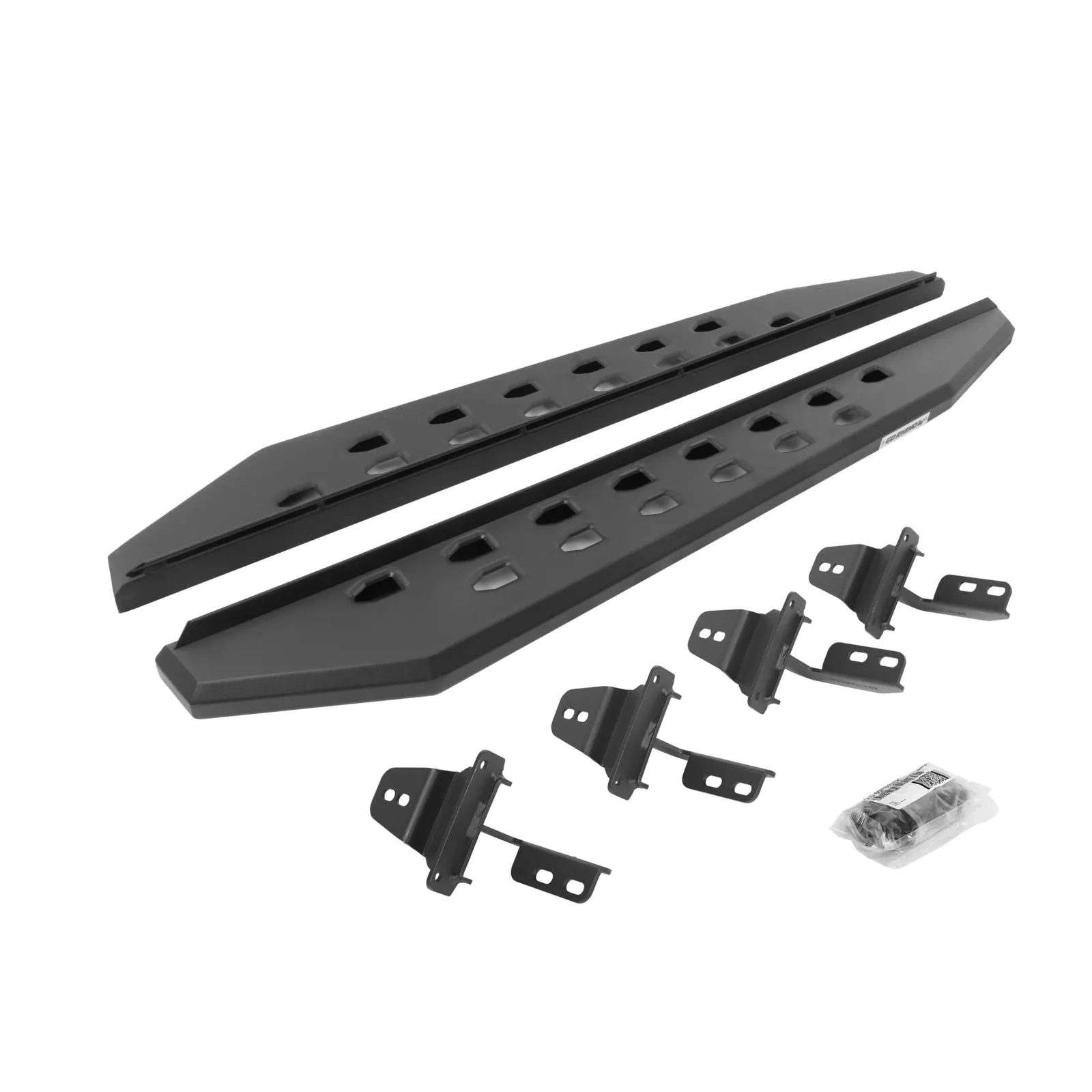 RB20 Slim Line Running Boards with Mounting Brackets Kit