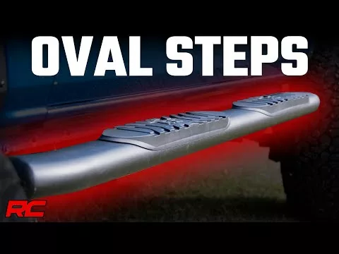 Oval Nerf Step – 4-Door – Black – Ford Bronco 4WD (2021-2025)