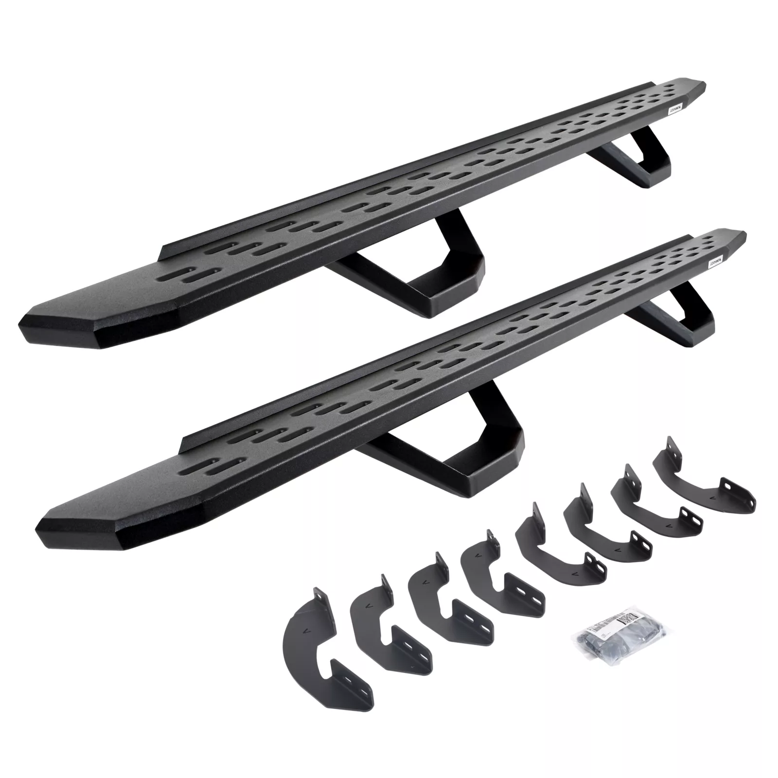 RB30 Running Boards with Mounting Brackets, 2 Pairs Drop Steps Kit