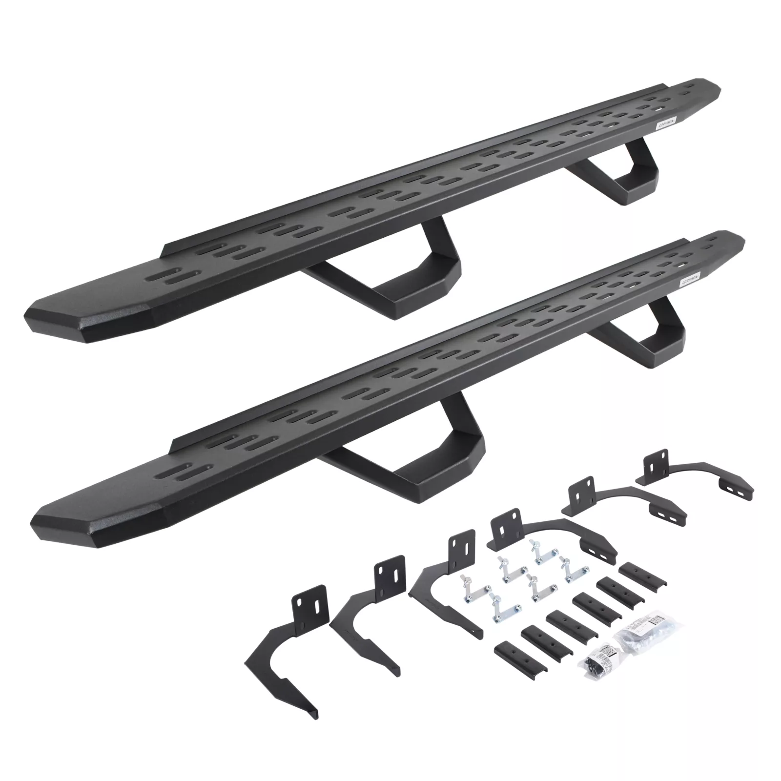 RB30 Running Boards with Mounting Brackets, 2 Pairs Drop Steps Kit
