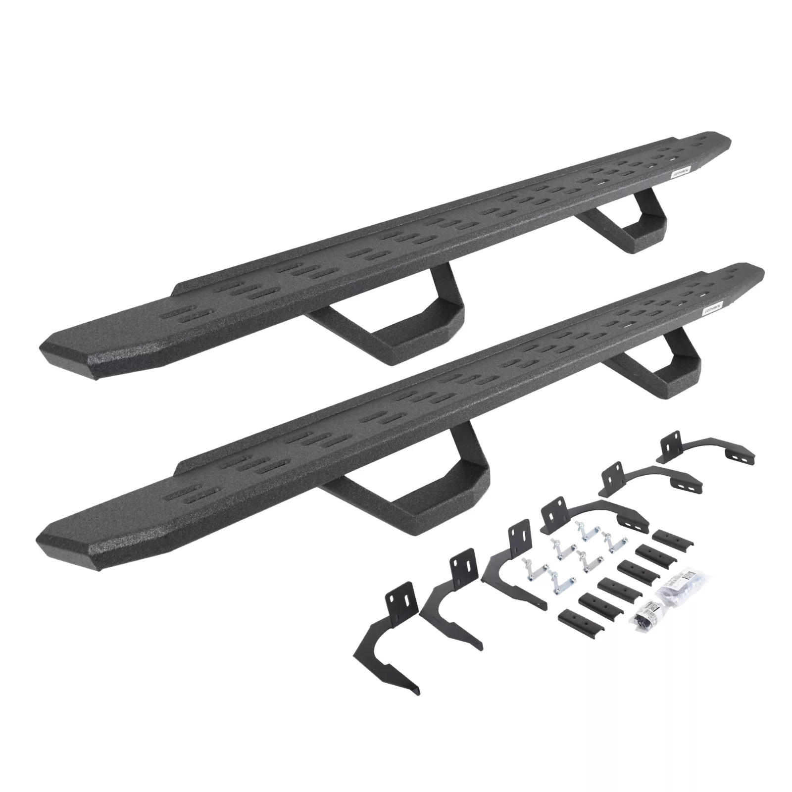RB30 Running Boards with Mounting Brackets, 2 Pairs Drop Steps Kit