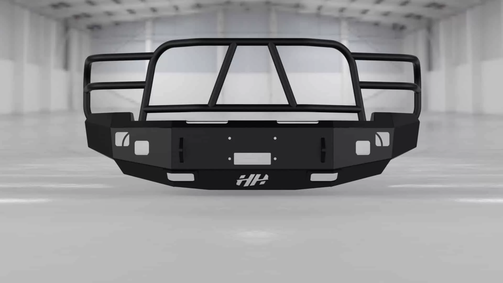 Hammerhead 2011-2014 Chevrolet Silverado 2500-3500 Front Winch Bumper with Full Brush Guard