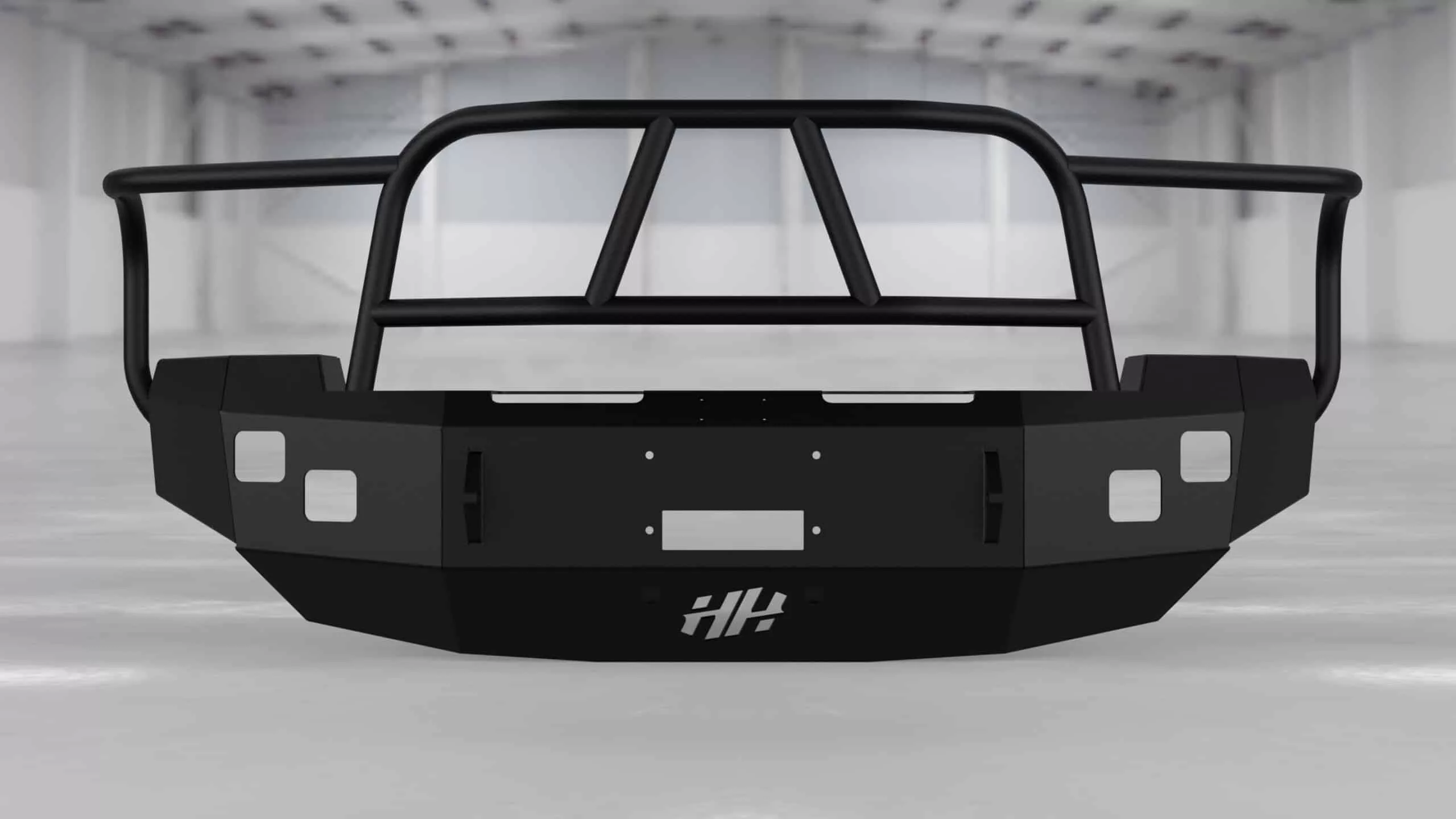 Hammerhead 2003-2005 Dodge Ram 2500-3500 Front Winch Bumper with Full Brush Guard