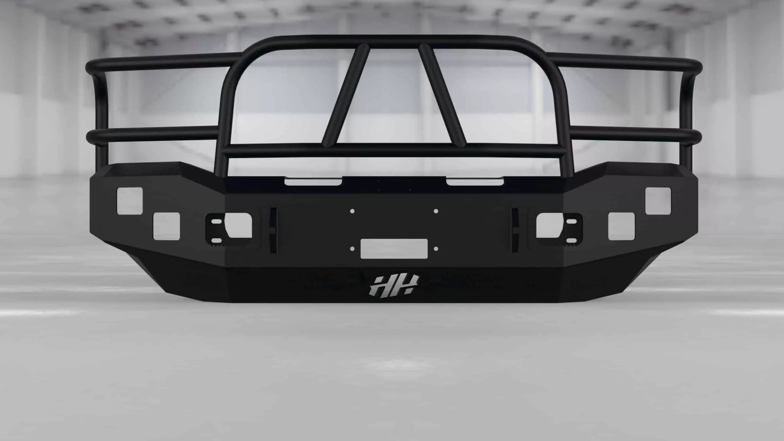 Hammerhead 1999-2004 Ford F-150 - 550/Excursion Front Winch Bumper with Full Brush Guard