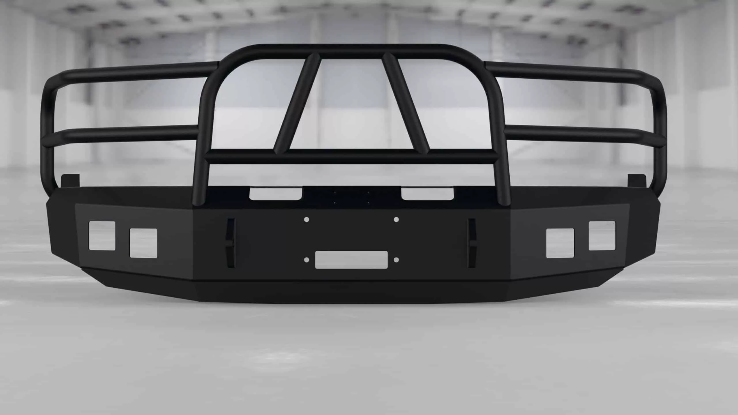 Hammerhead 1999-2002 Chevrolet Silverado 1500, 2001-2006 Tahoe/Suburban Front Winch Bumper with Full Brush Guard