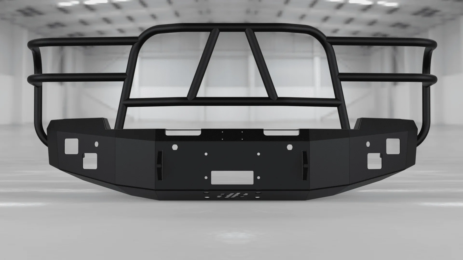 Hammerhead 2014-2015 Chevrolet Silverado 1500 Front Winch Bumper with Full Brush Guard