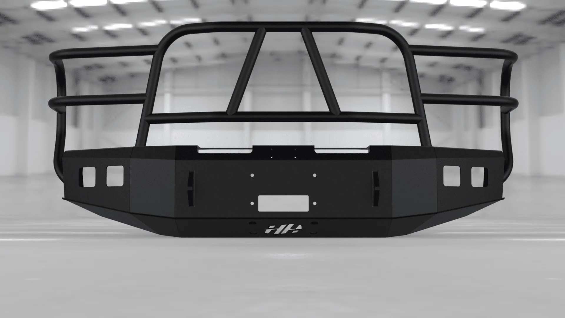 Hammerhead 2008-2010 Ford F-250 - 550 Front Winch Bumper with Full Brush Guard