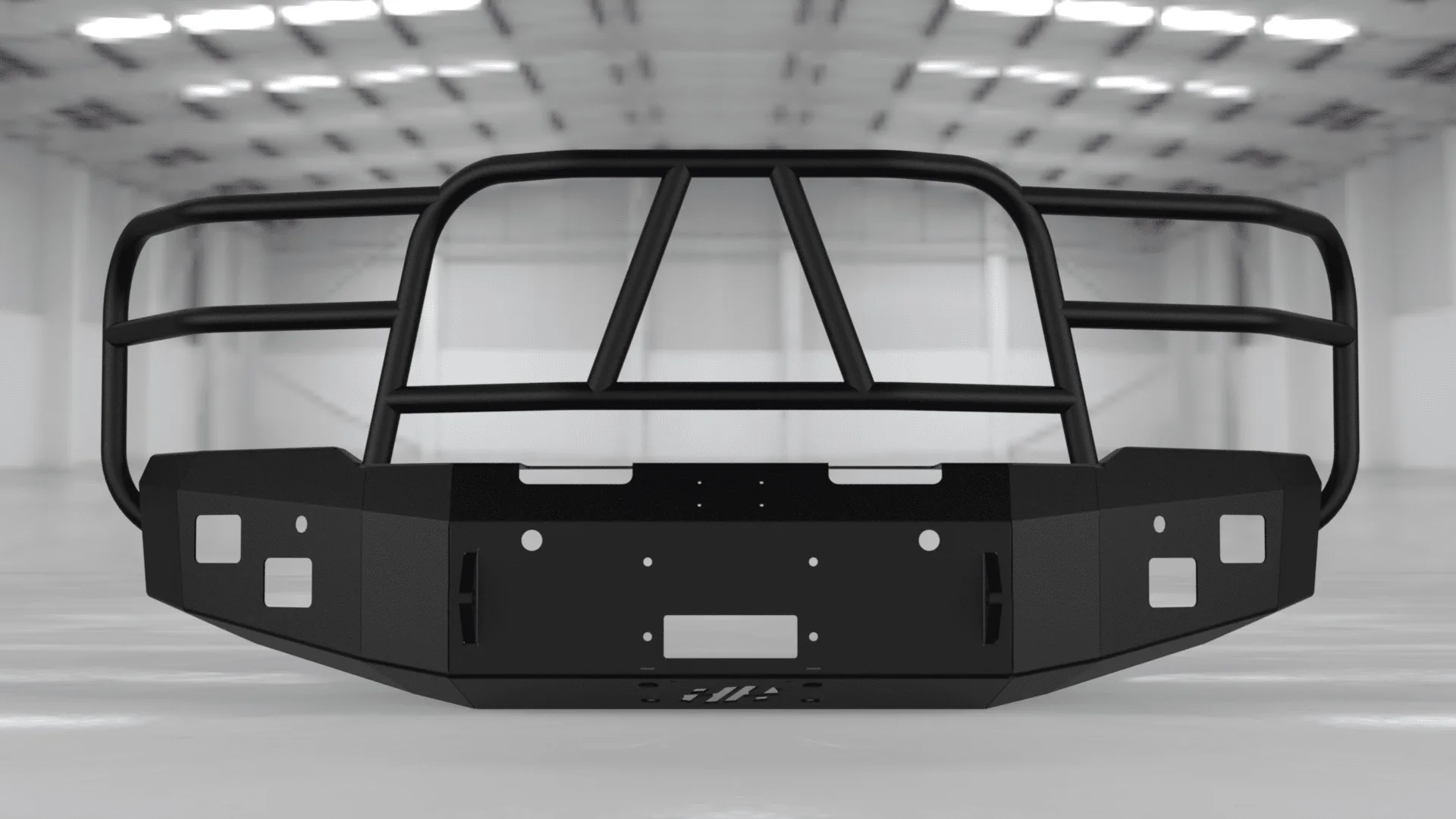 Hammerhead 2015-2019 Chevrolet Silverado 2500-3500 Front Winch Bumper with Full Brush Guard