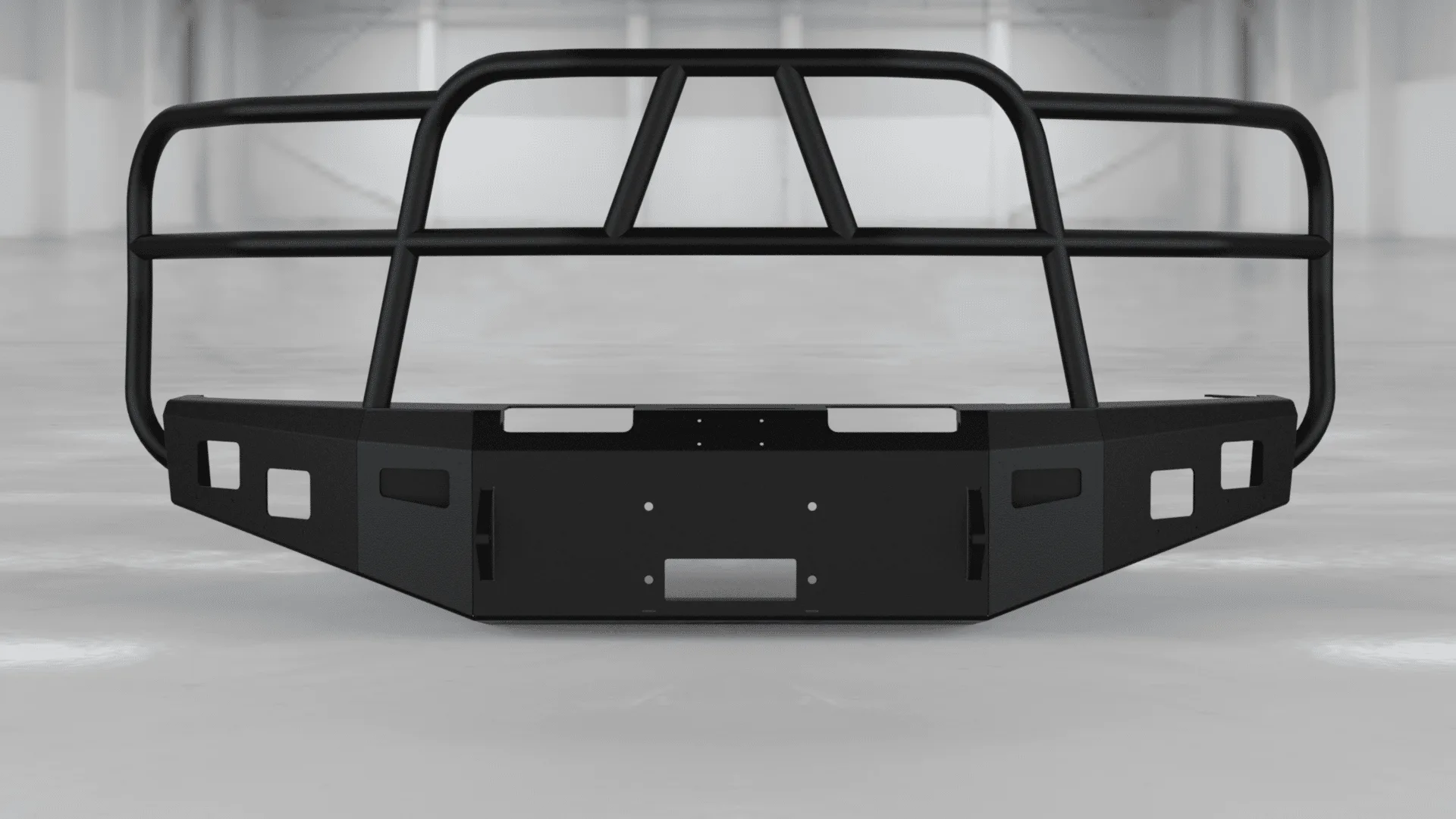 Hammerhead 2017-2022 Ford F-250 - 550 Front Winch Bumper with Full Brush Guard