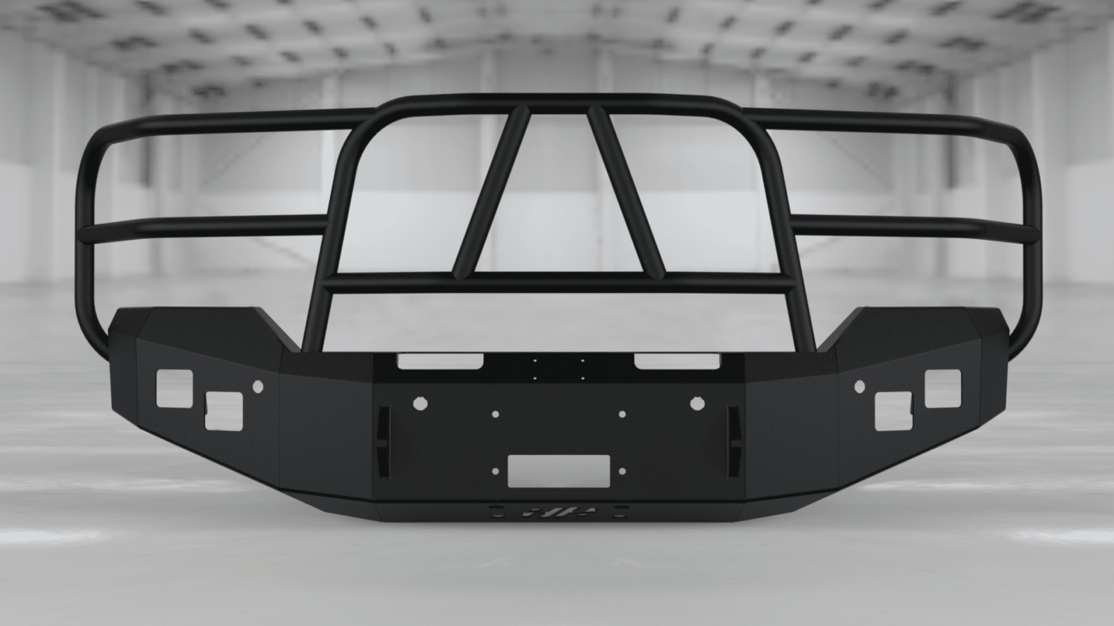 Hammerhead 2016-2018 Chevrolet Silverado 1500 Front Winch Bumper with Full Brush Guard