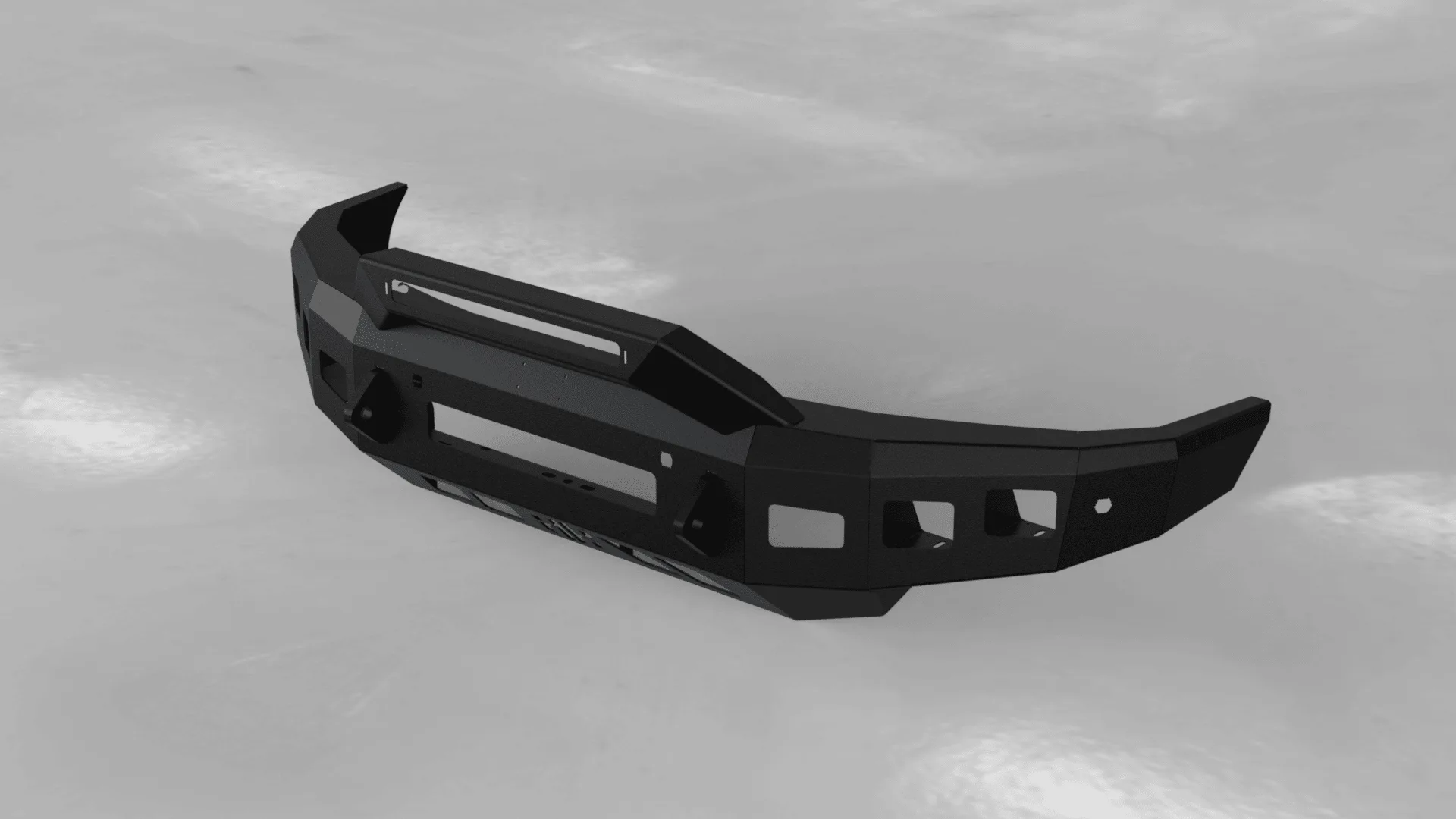 Hammerhead 2016-2019 Nissan Titan Front Non-Winch Bumper Formed Pre-Runner