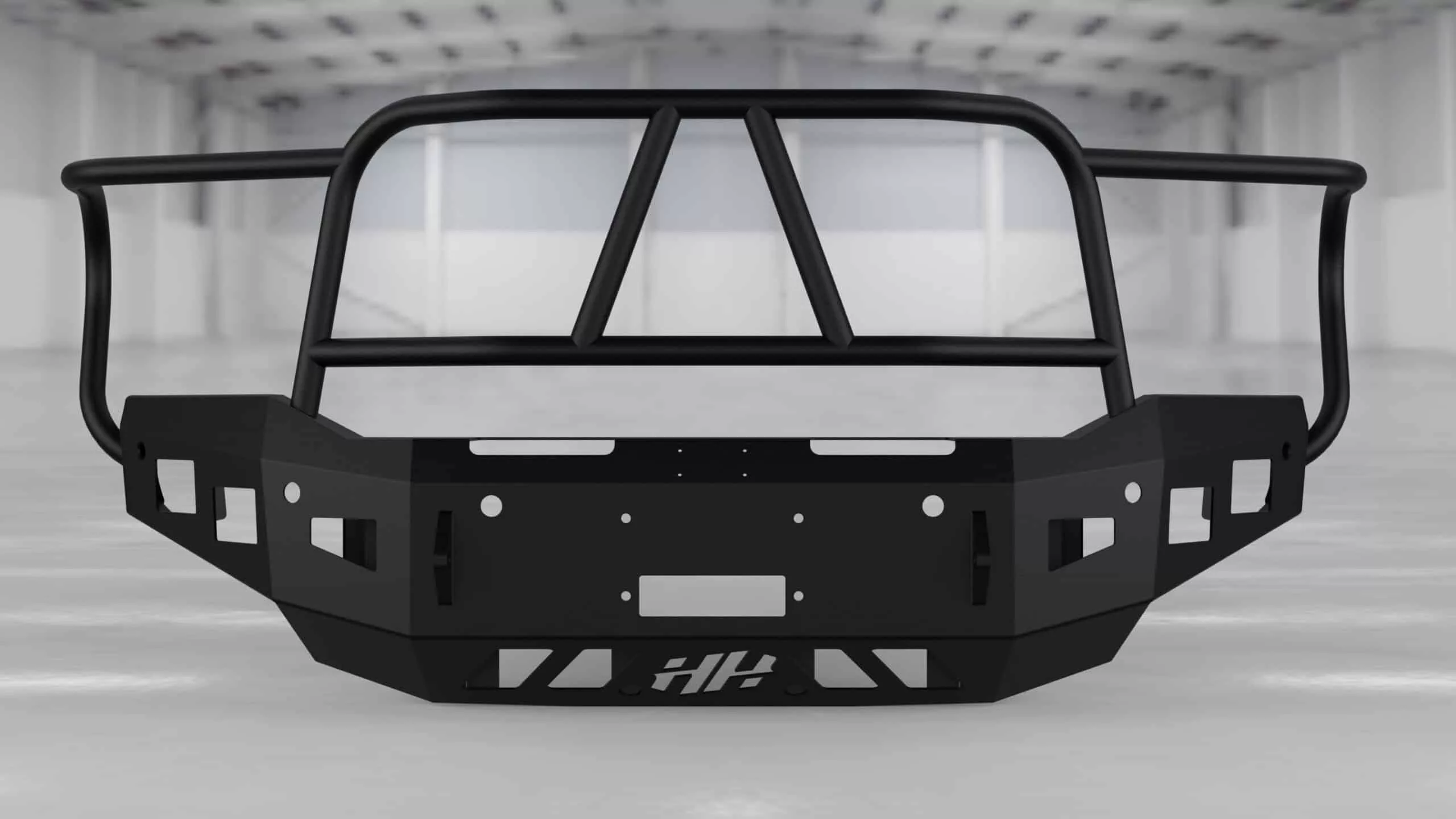 Hammerhead 2019-2023 Ram 2500-3500 Front Winch Bumper with Full Brush Guard