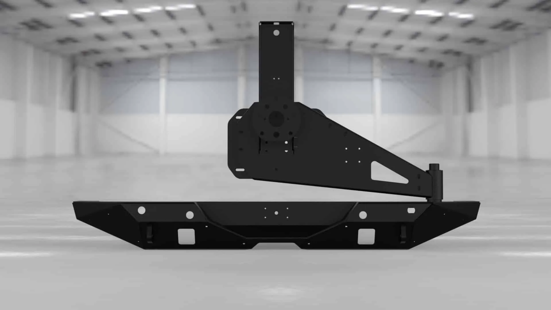 Hammerhead 2018-2023 Jeep Wrangler JL Full Width Rear Bumper with Spare Tire Carrier