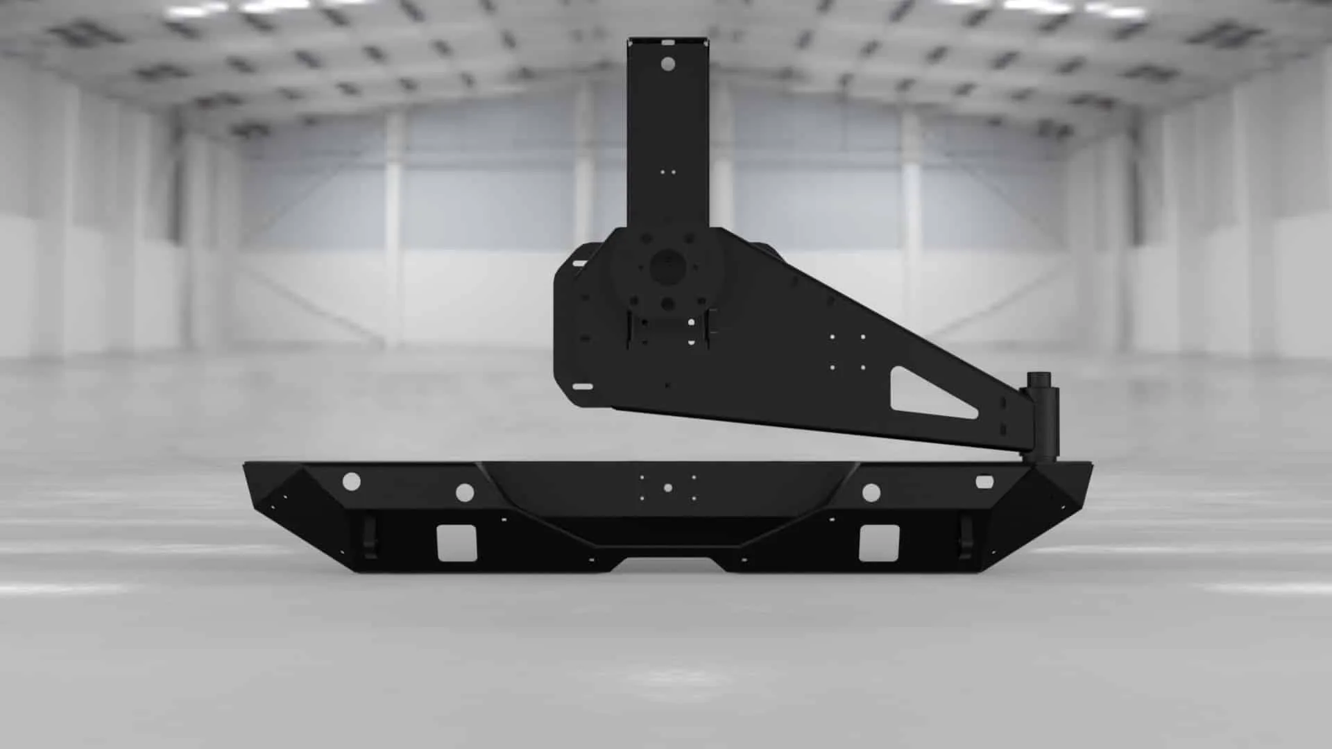 Hammerhead 2018-2023 Jeep Wrangler JL Stubby Rear Bumper with Spare Tire Carrier