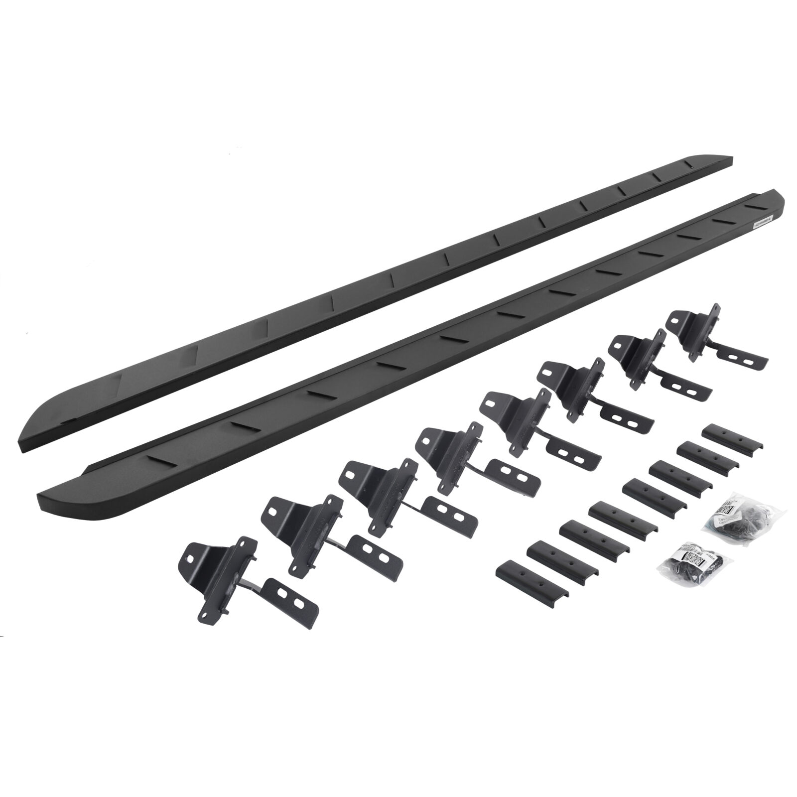 RB10 Slim Line Running Boards with Mounting Brackets Kit