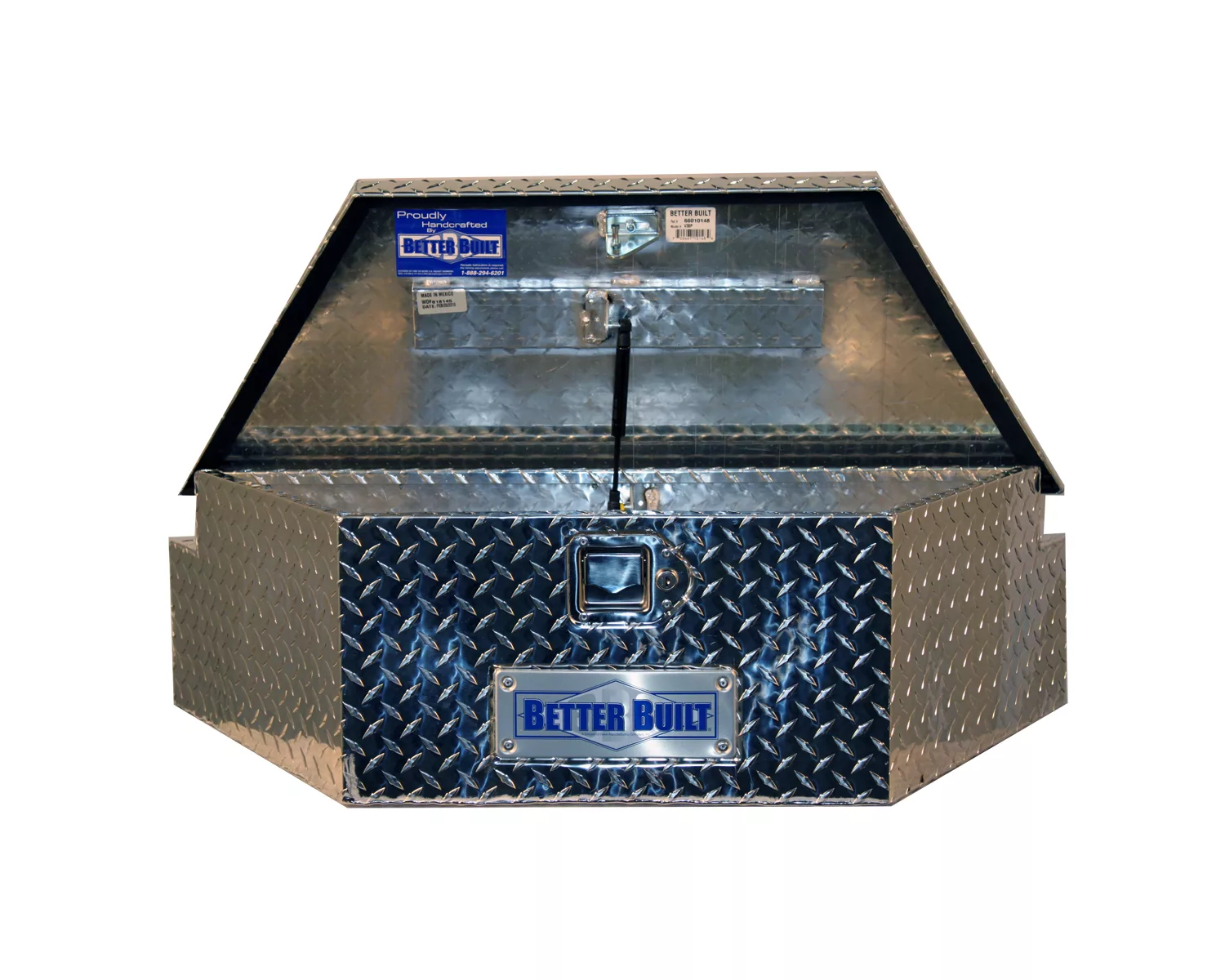 39X16.5X12 Pickup Truck Bed Storage Toolbox Aluminum Trailer Tongue Tool Box