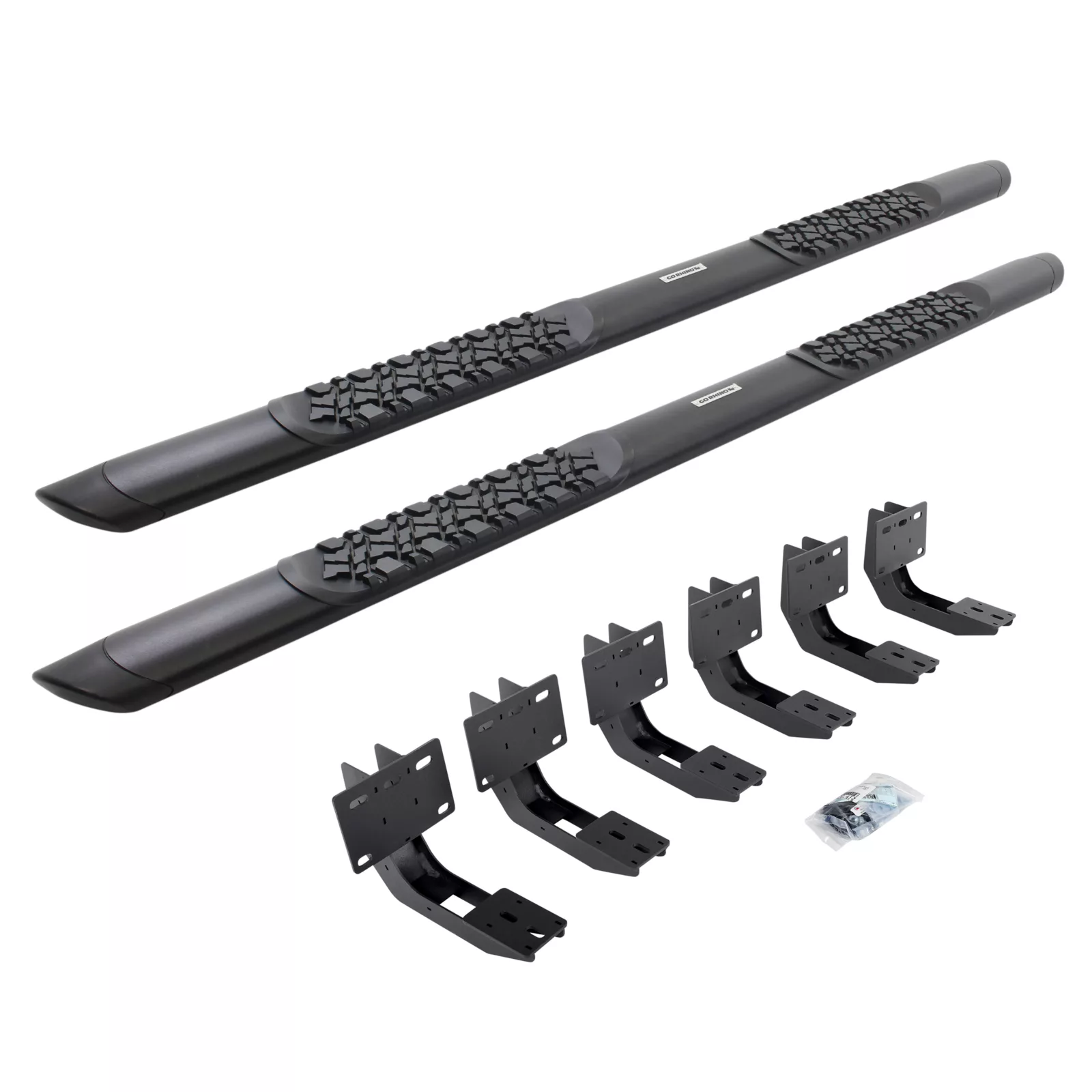 V-Series V3 Aluminum Side Steps and Mounting Brackets Kit - Textured Black