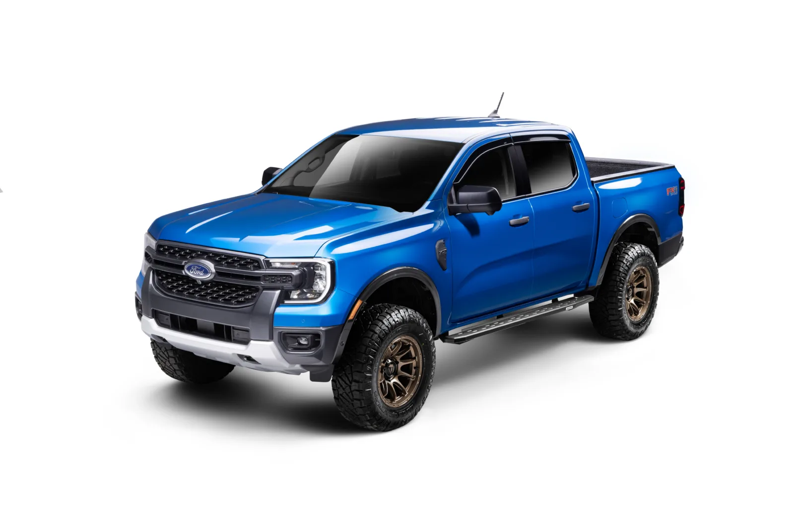 RB30 Slim Line Running Boards with Mounting Bracket Kit
