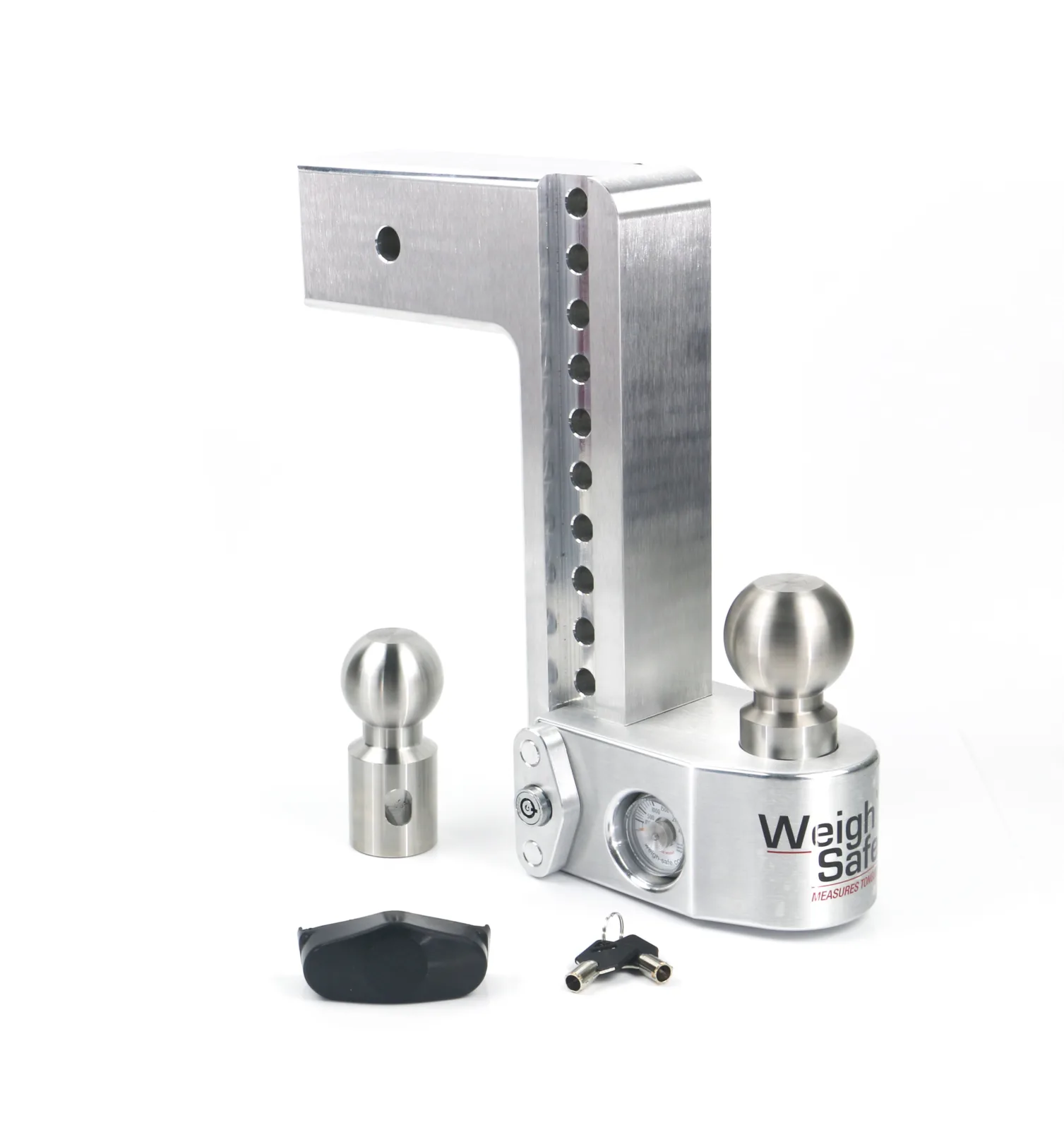 Weigh Safe Adjustable Trailer Hitch - 10" Drop for 3" Receiver