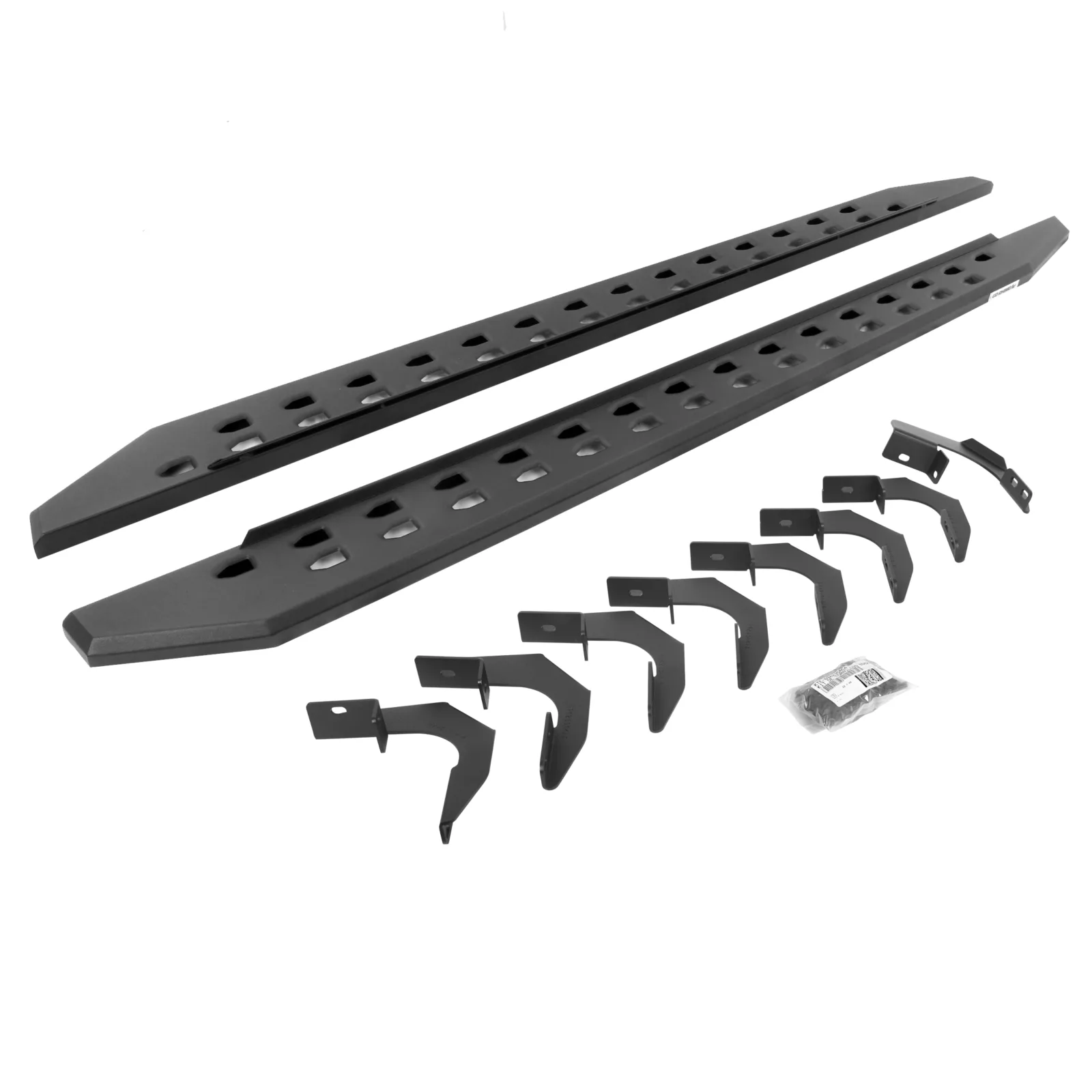 RB20 Slim Line Running Boards with Mounting Brackets Kit