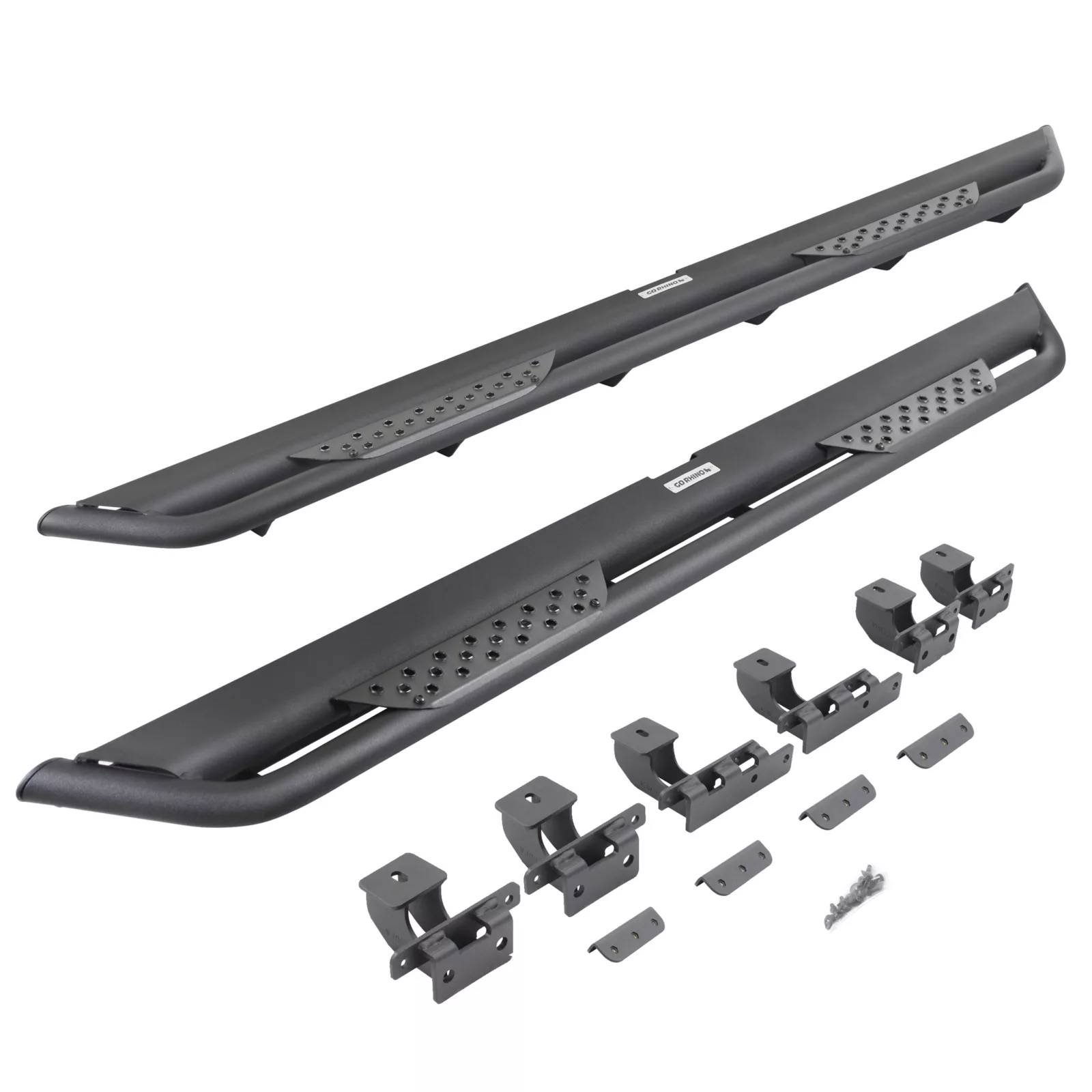 Dominator Xtreme DT Side Steps with Rocker Panel Mounting Bracket Kit