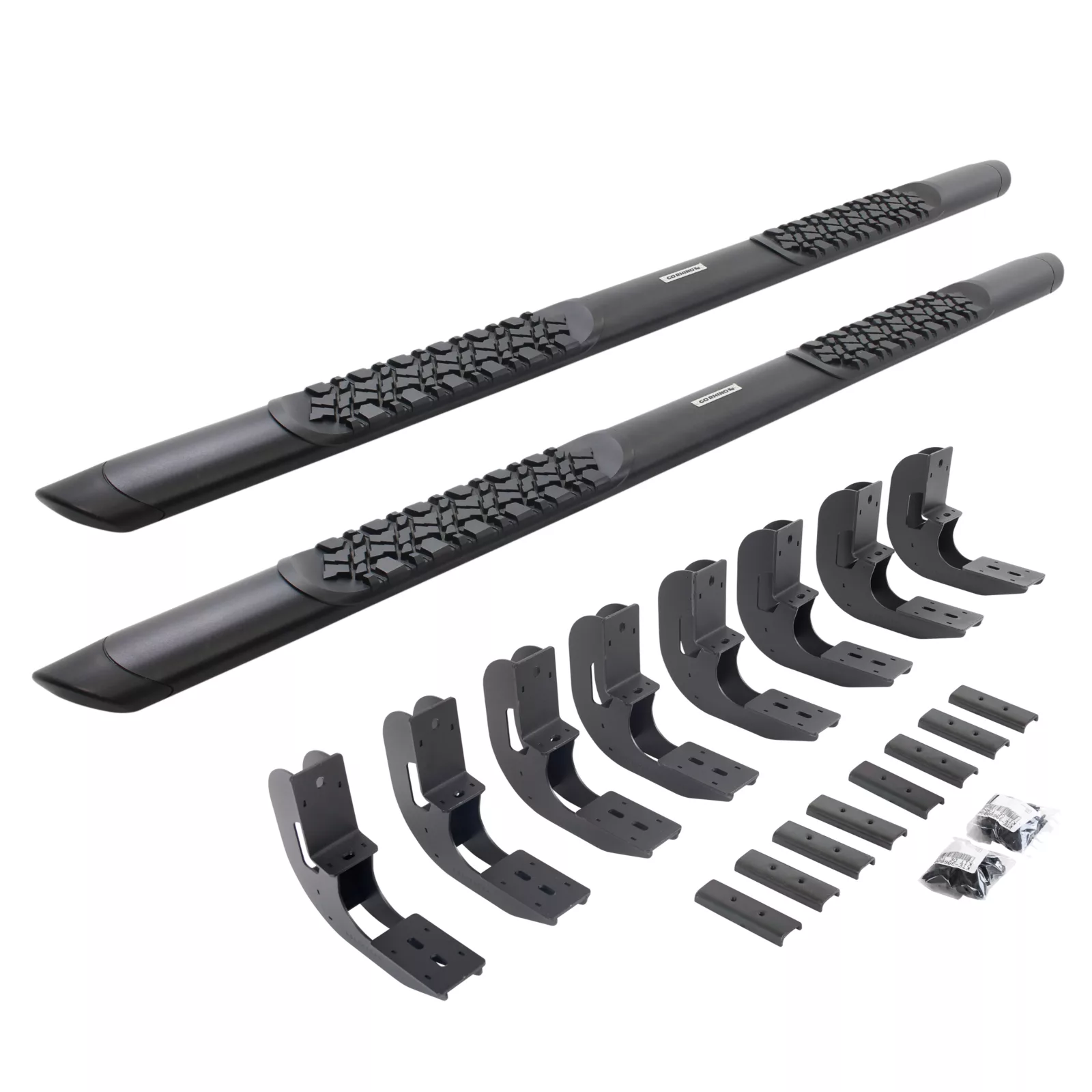 V-Series V3 Aluminum Side Steps and Mounting Brackets Kit - Textured Black