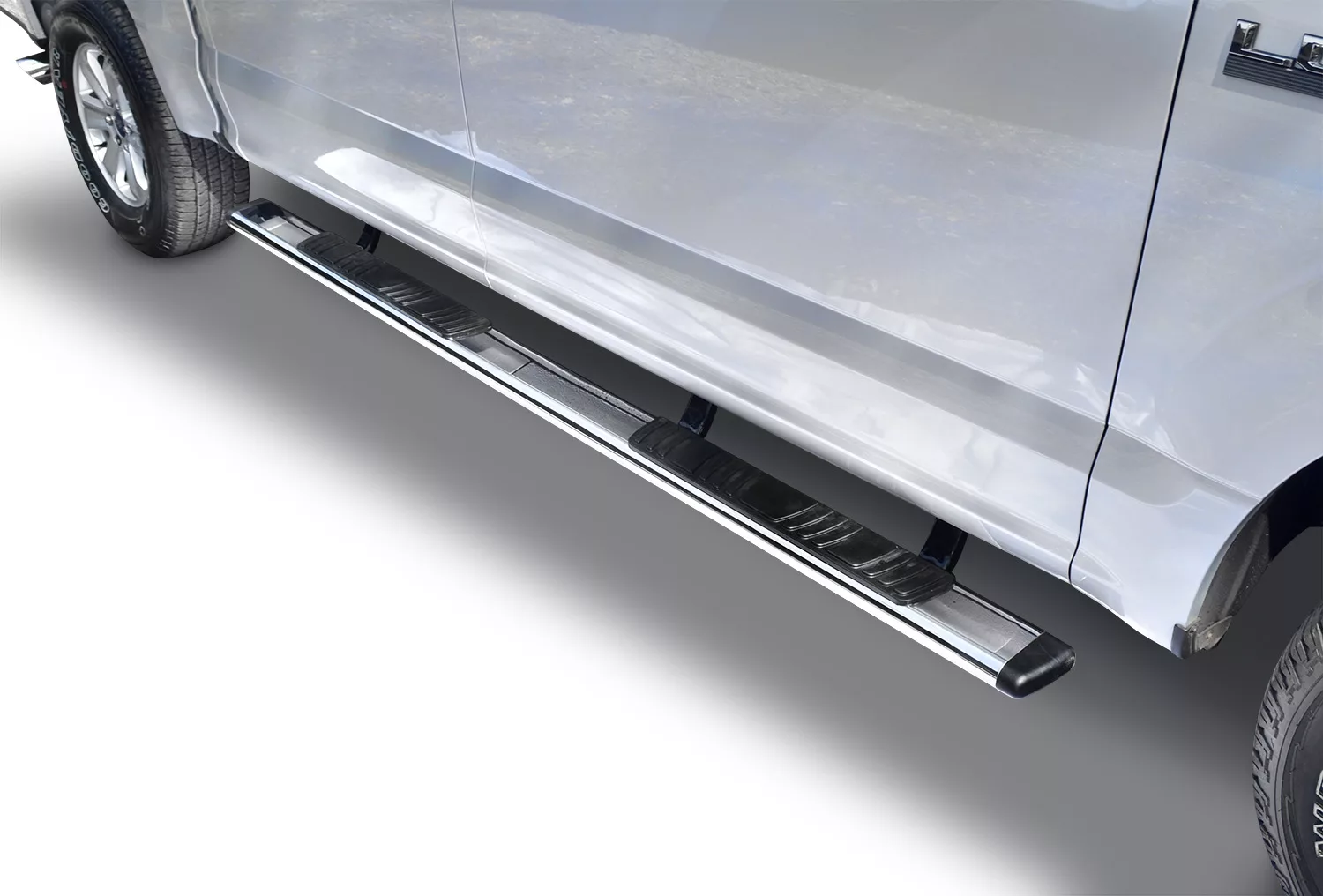 5" OE Xtreme Low Profile Side Steps with Mounting Brackets Kit