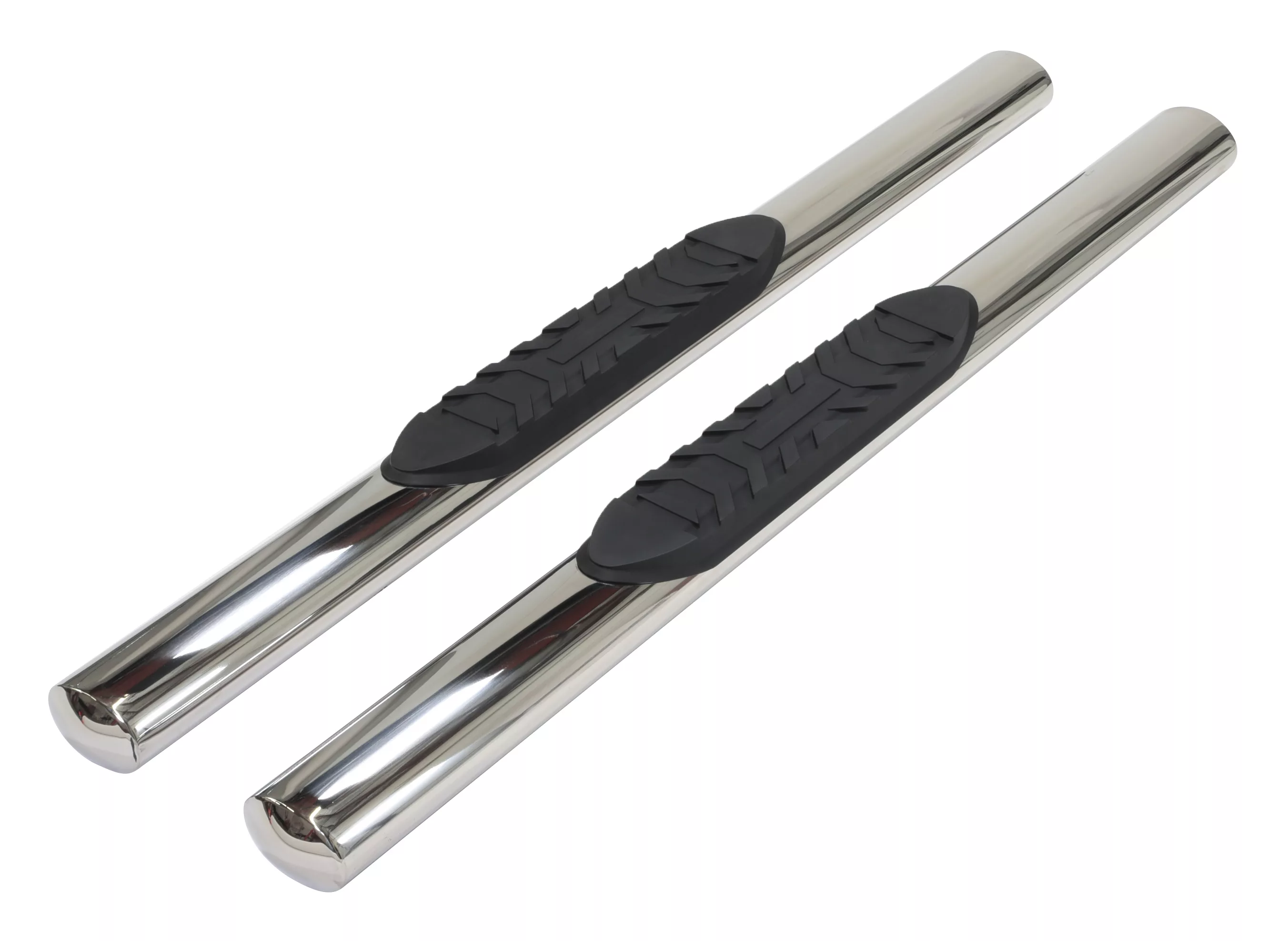 Trail FX TFX 4" Oval Tube Side Steps With Step Pads
4 Inch Oval Straight
Polished
Steel
With Welded End Caps