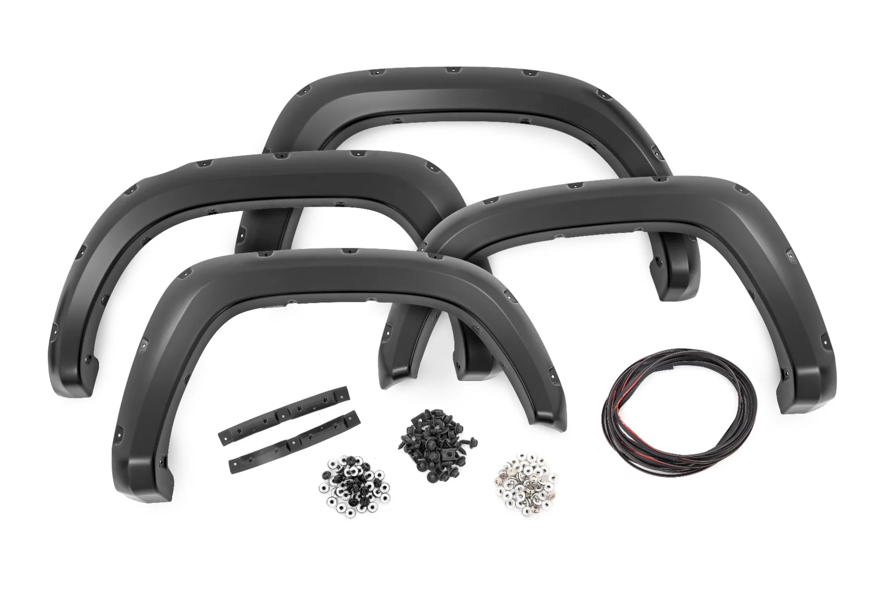 thumbnail image 2 of Front Left & Right Fender Flares Set – For 2016-2023 Toyota Tacoma (Black, Smooth Finish) 2 of 3