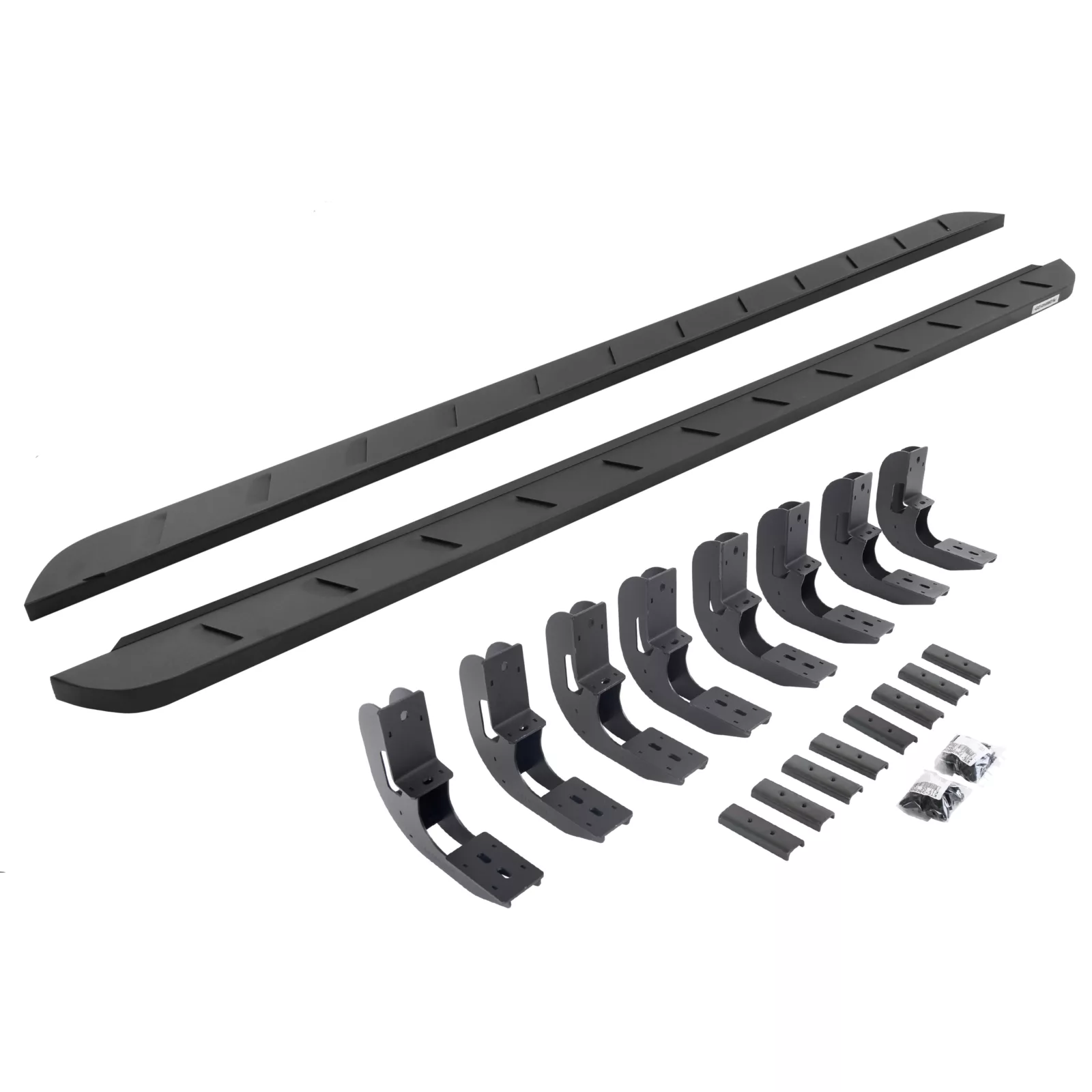 RB10 Slim Line Running Boards with Mounting Brackets Kit