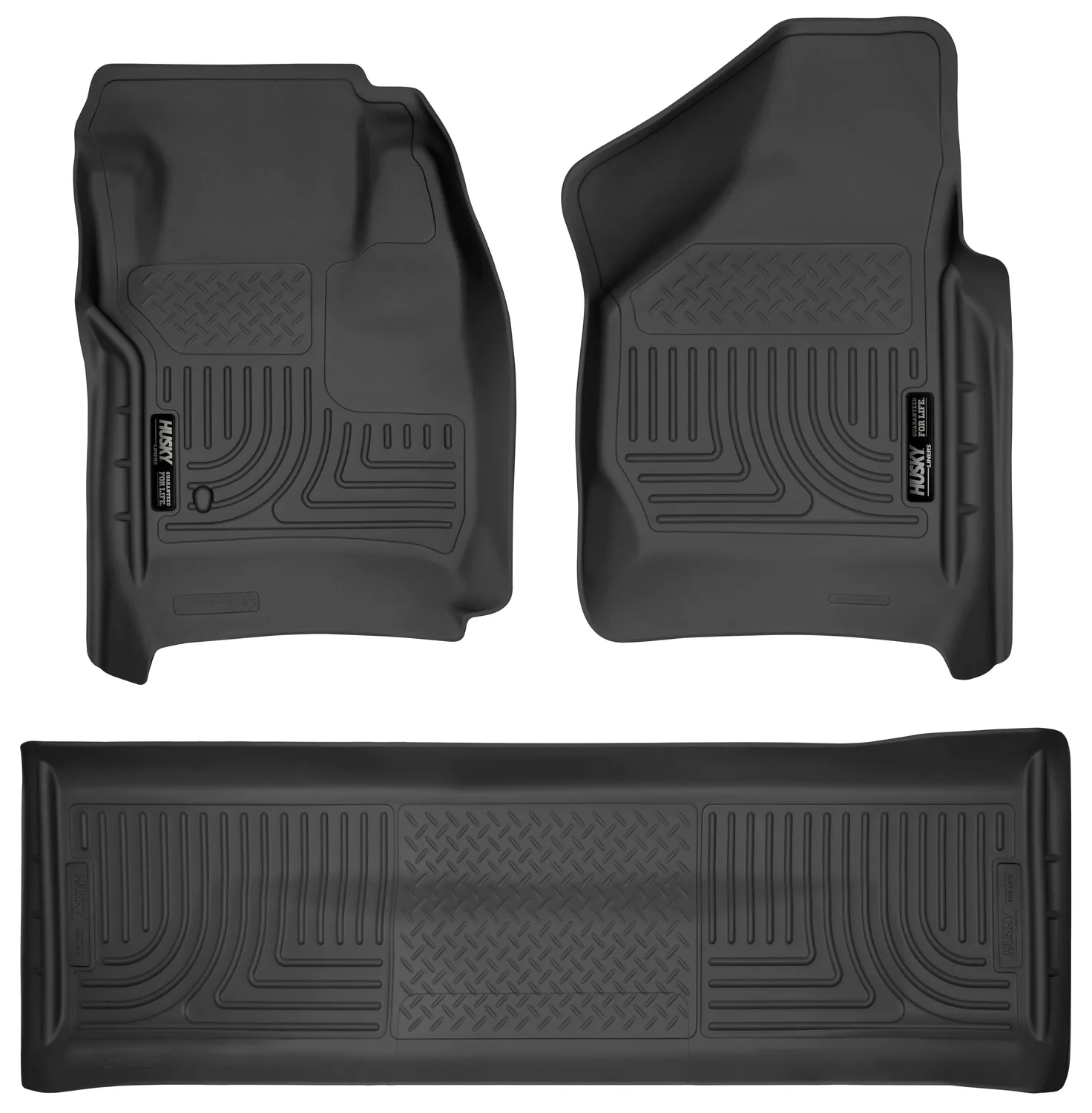 Husky Liners Front & 2nd Seat Floor Liners (Footwell Coverage)
