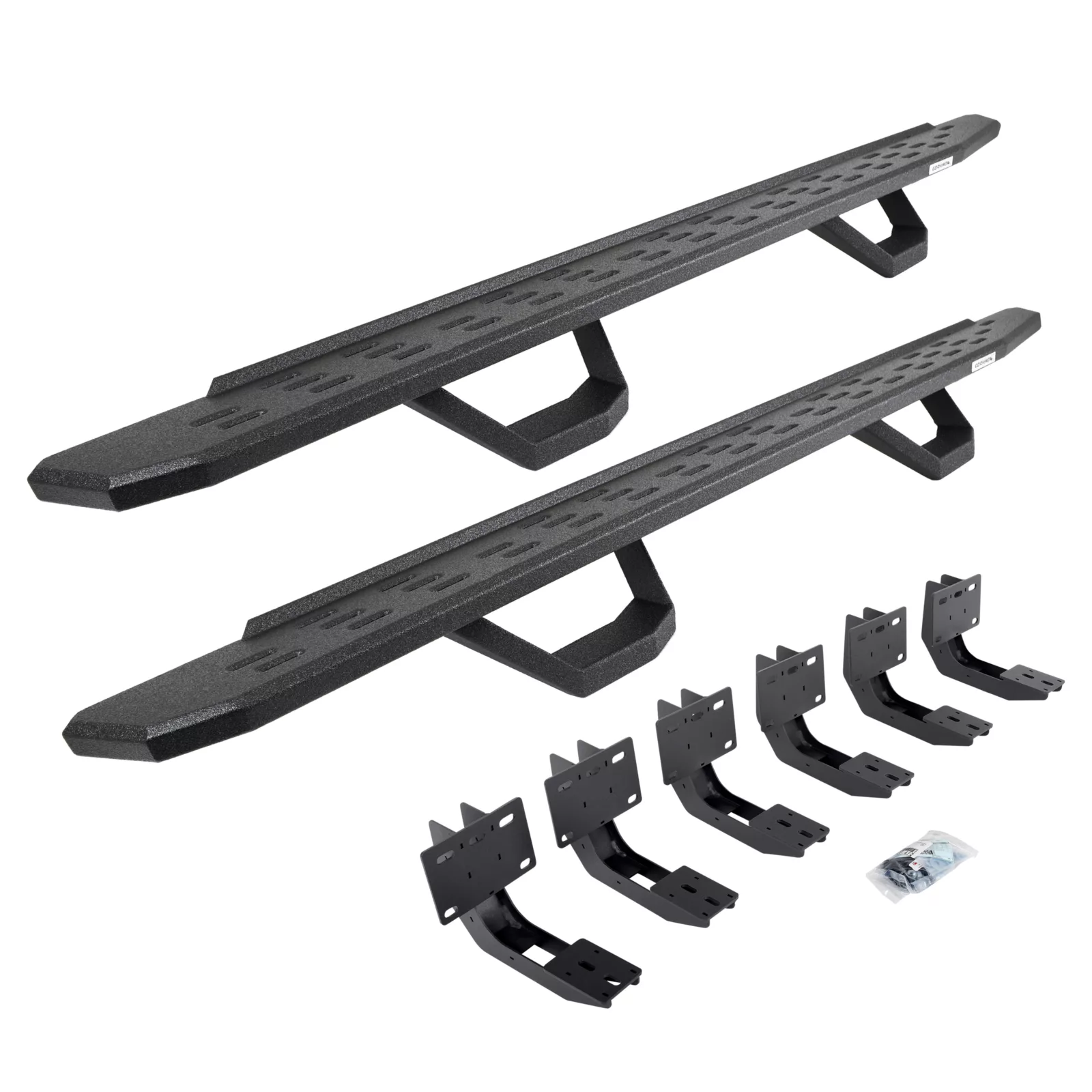RB30 Running Boards with Mounting Brackets, 2 Pairs Drop Steps Kit