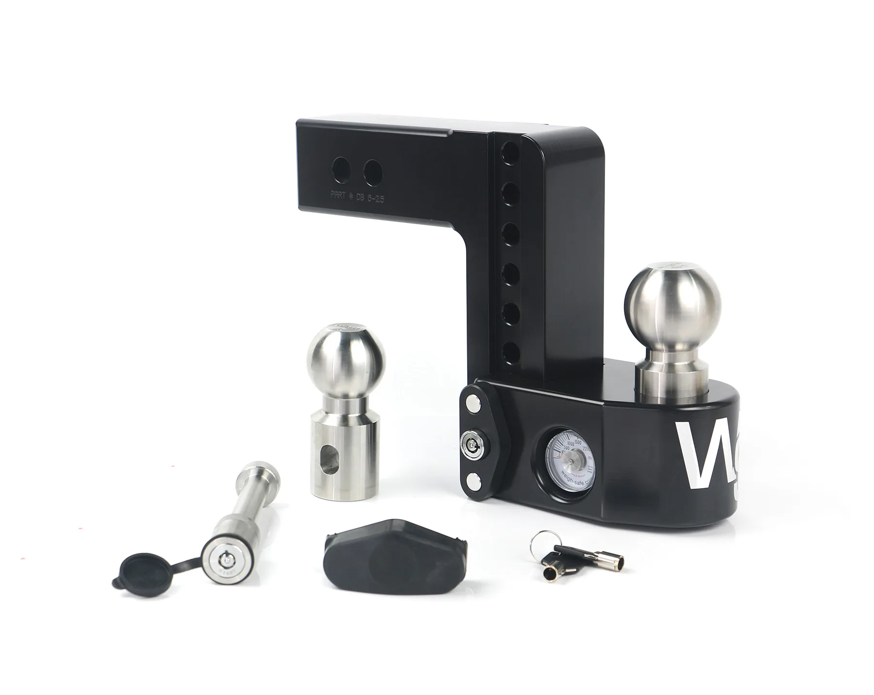 Weigh Safe Cerakoted Trailer Hitch - 6" Drop for 2.5" Receiver w/ WS05