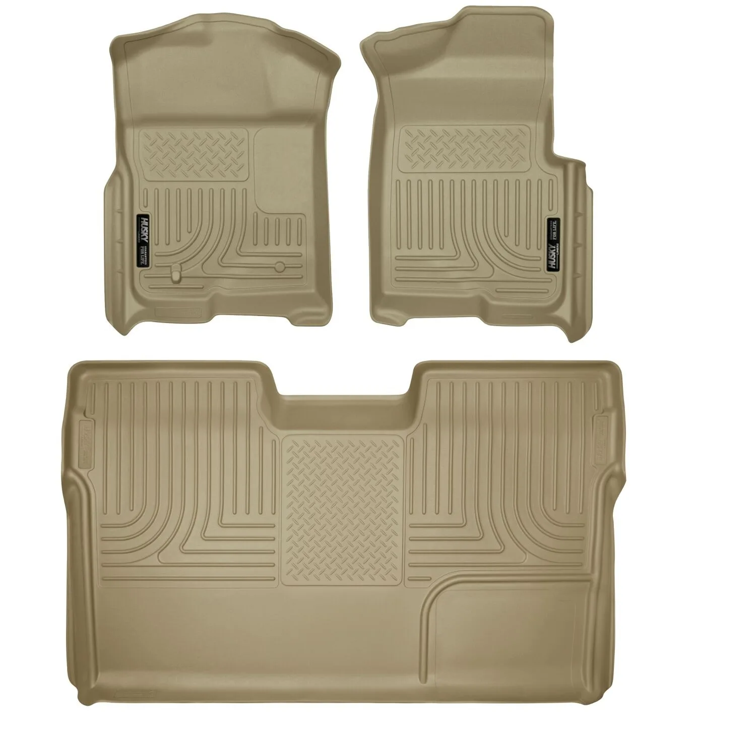 Husky Liners Front & 2nd Seat Floor Liners (Footwell Coverage)