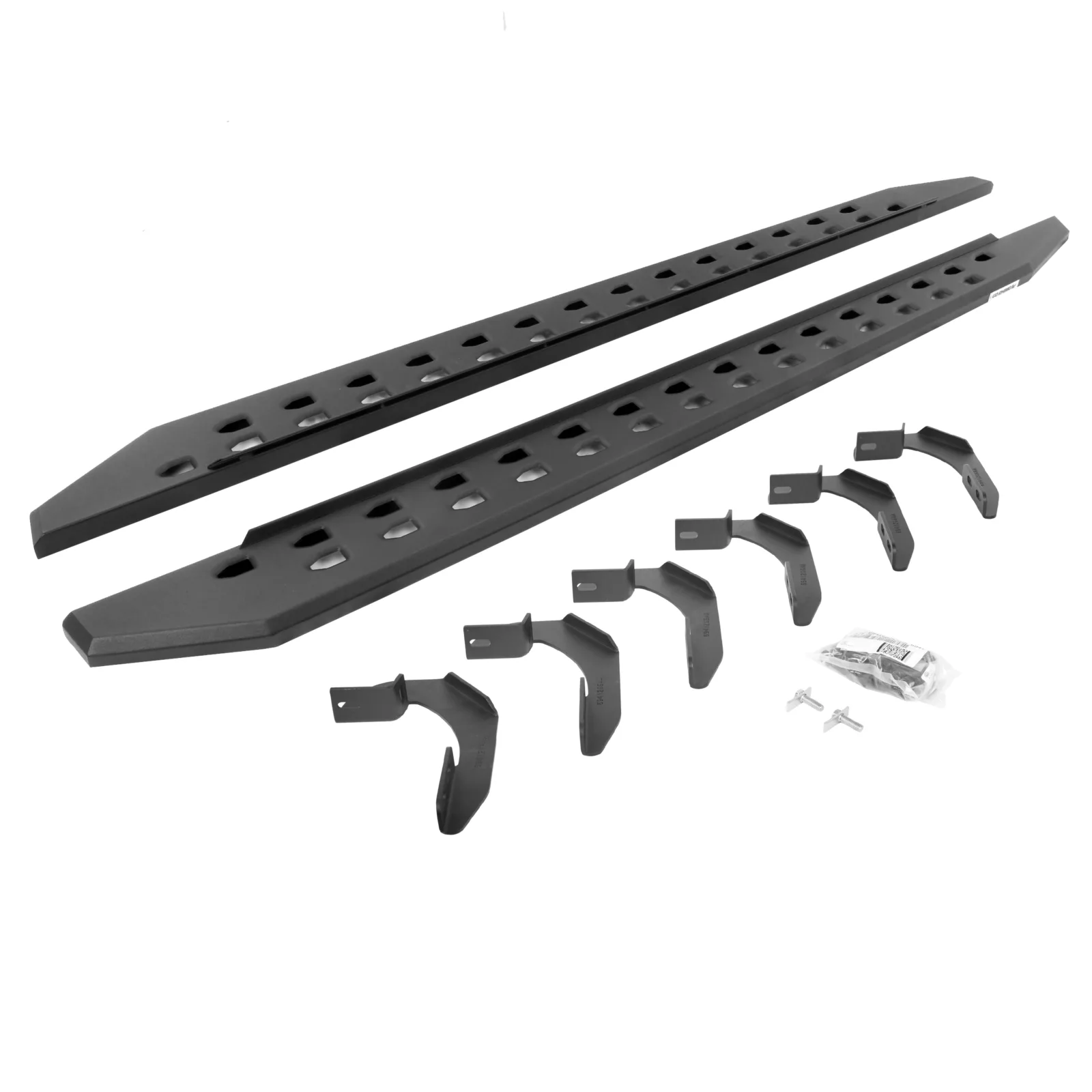 RB20 Slim Line Running Boards with Mounting Brackets Kit
