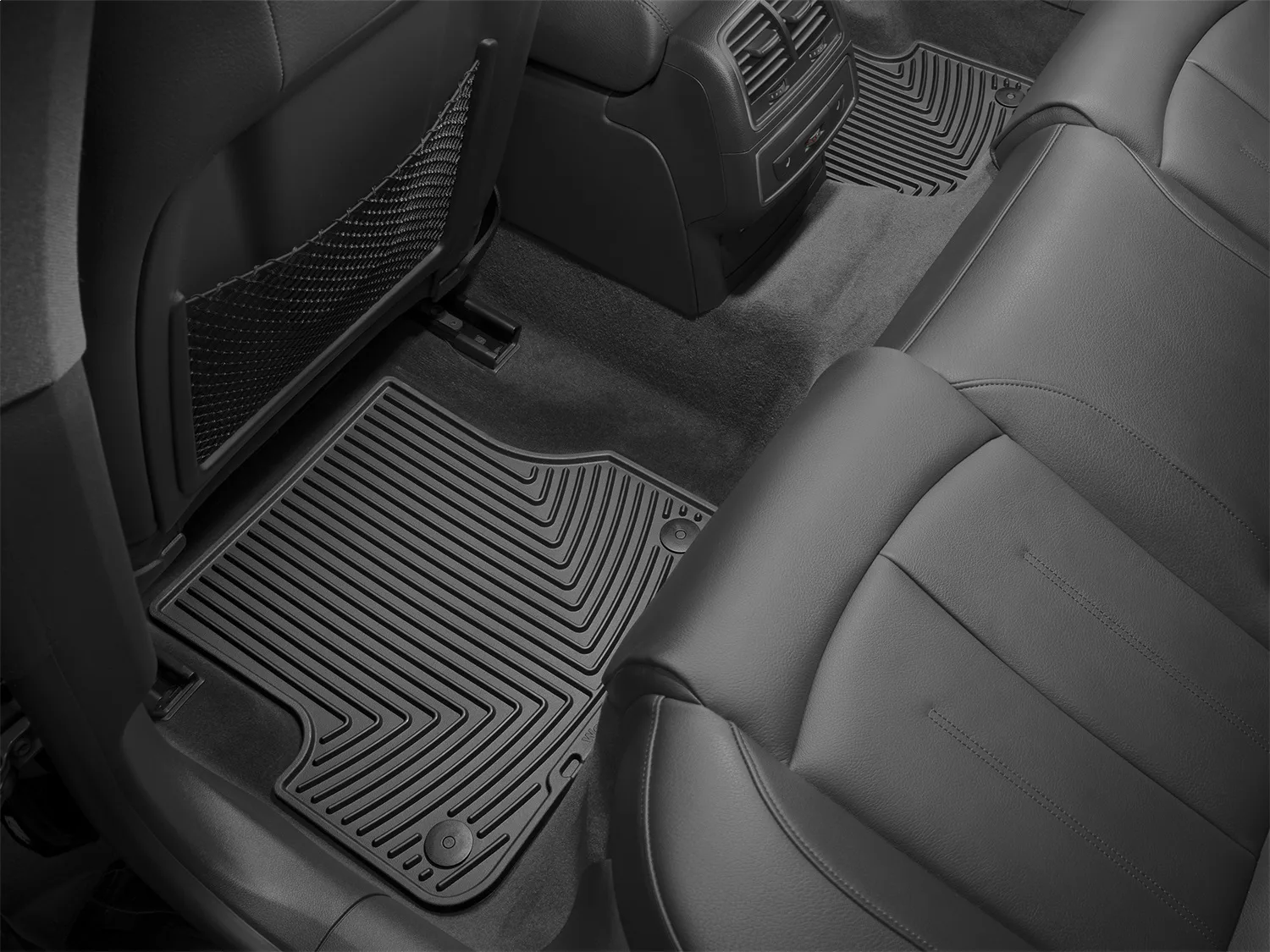 WeatherTech All Weather Floor Mats; Black; Rear;